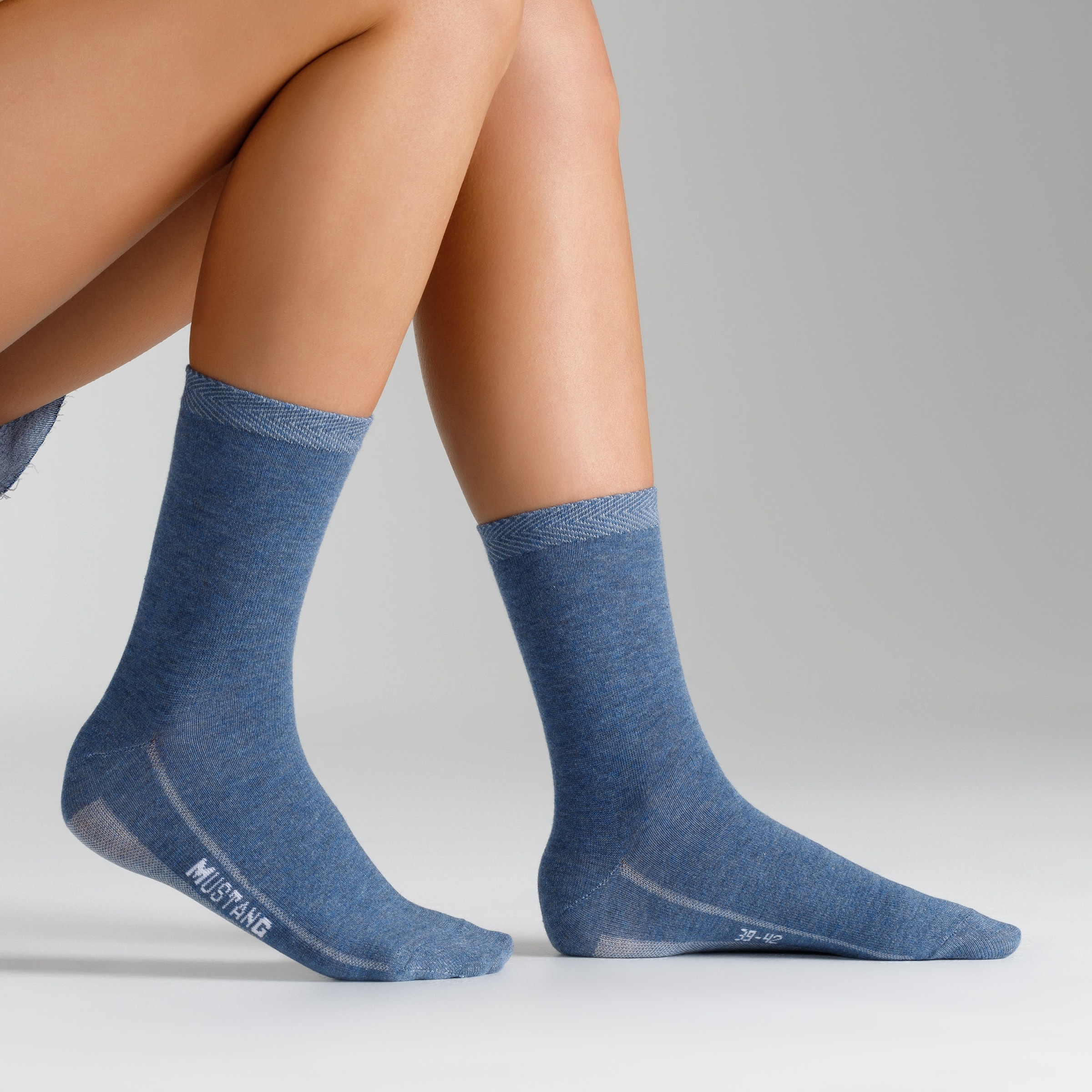 MUSTANG Chaussettes 6 Couple tlg. avec renforts au talon et aux orteils