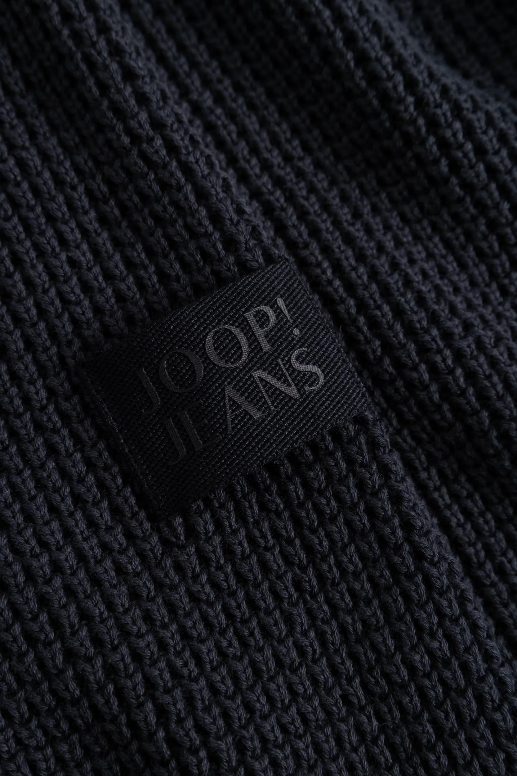 Joop Jeans Pull à col roulé »Horiano« en tricot anneaux à perles