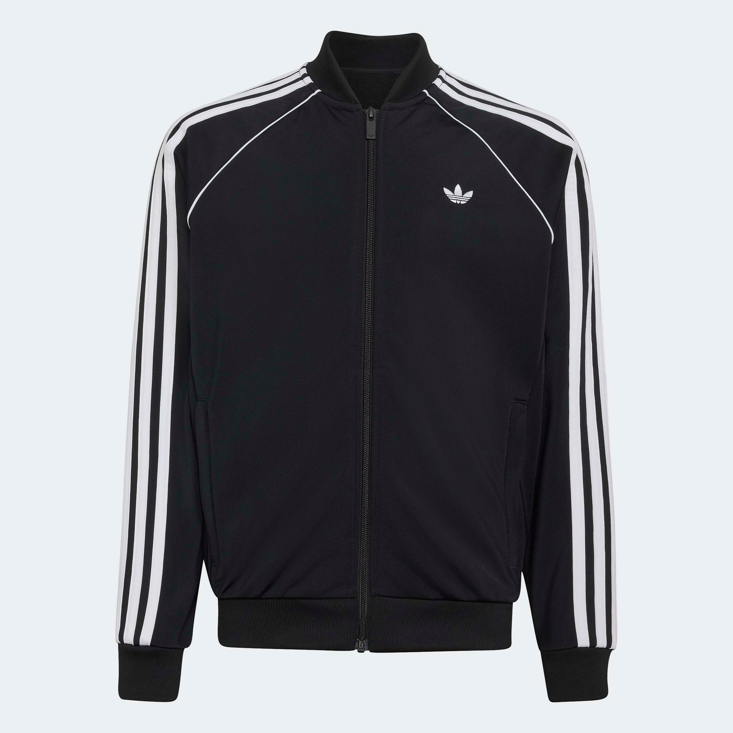 adidas Originals Veste d'entraînement »SST, LOCKER GESCHNITTEN« pour enfants, avec fermeture éclair, en polyester