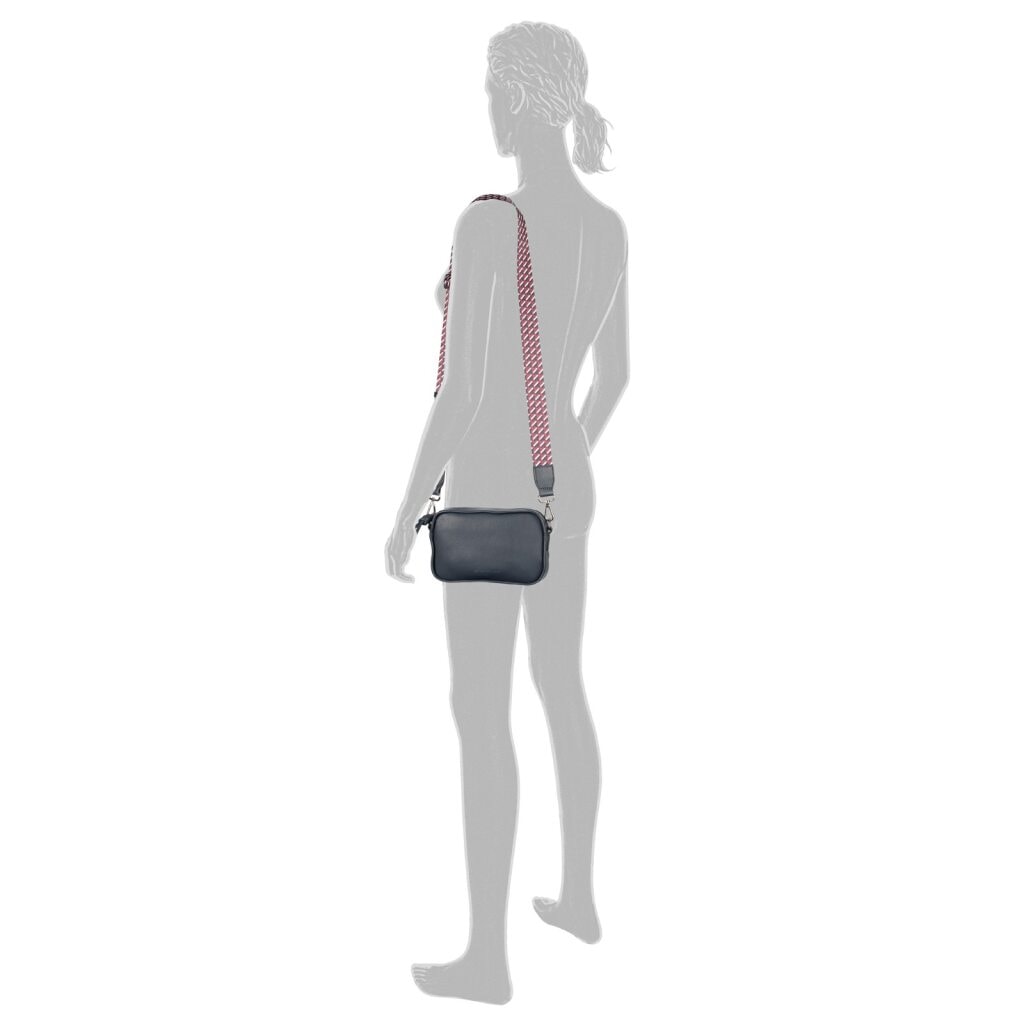 TOM TAILOR Sac à bandoulière »Tatiana« Sac à main pour femme, sac pour appareil photo, sangle tricolore finement tissée