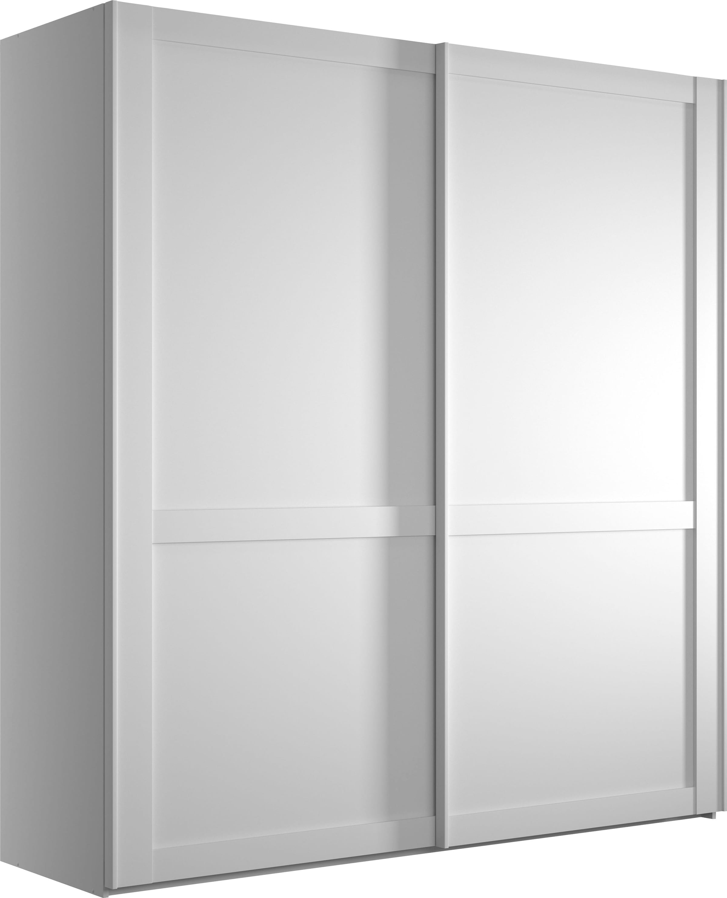 WIEMANN Schwebetürenschrank »Göteborg« Querriegel und Griffleisten im Korpusfarbton