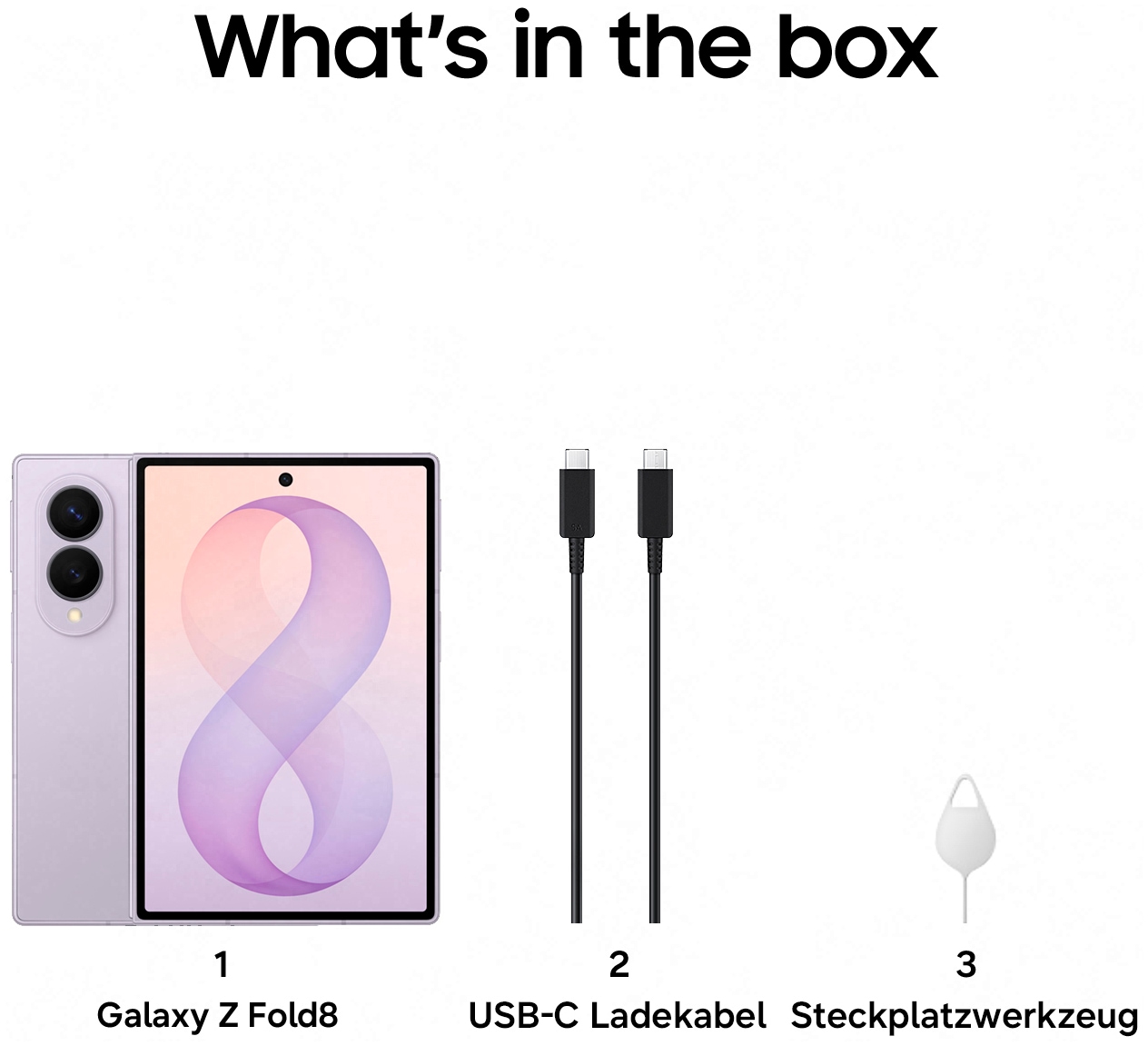 Samsung Smartphone »Galaxy Z Fold8« Lavender