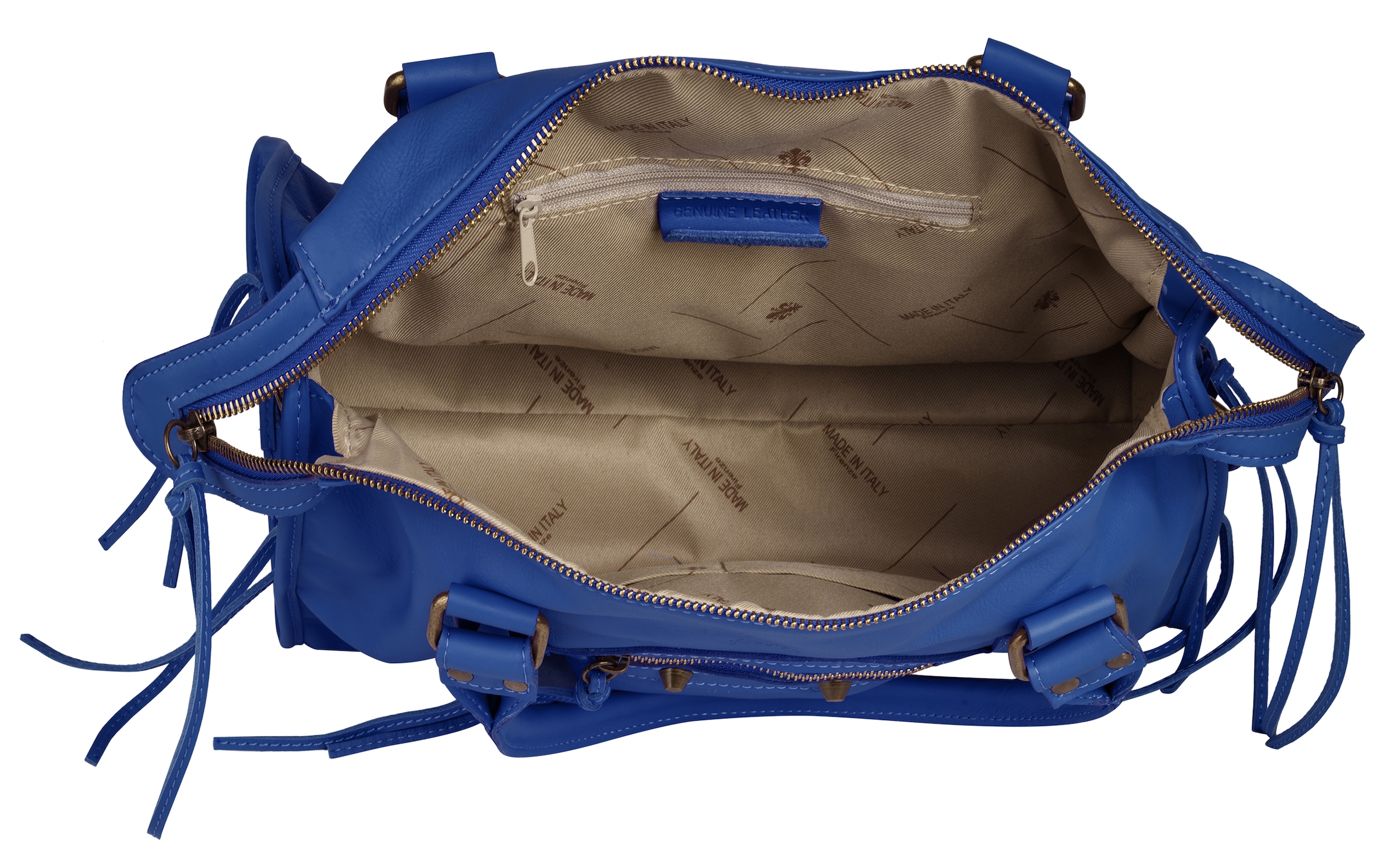 forty° Shopper echt Leder, Made in Italy