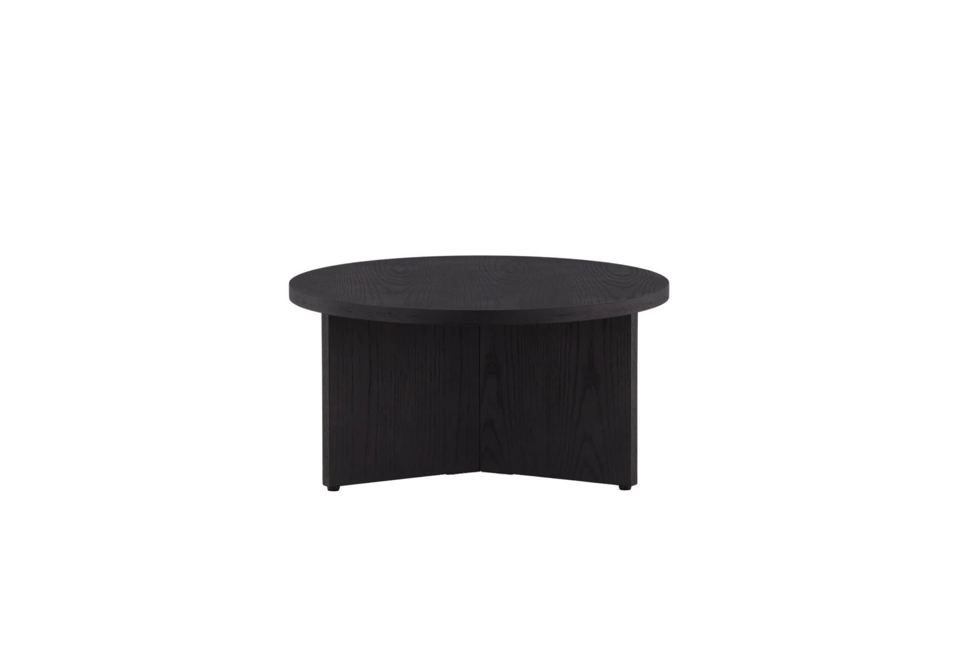 Venture Home Table basse »Saltö, runder Couchtisch in Holzfurnier-Optik, Ø 85 cm« Sofatisch, Furnier, rund, gepflegt, behaglich, edel