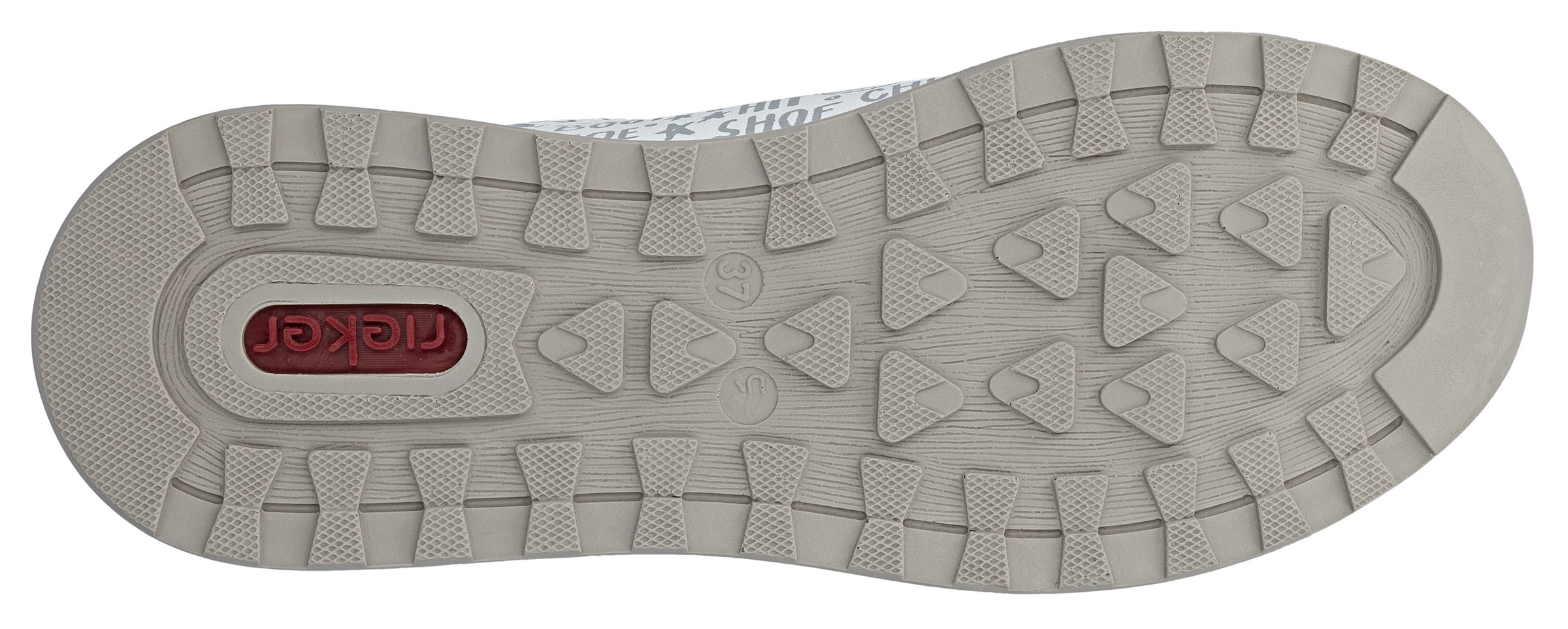 Rieker Sneakers  herausnehmbarer Soft-Einlage, Freizeitschuh, Halbschuh, Schnürschuh