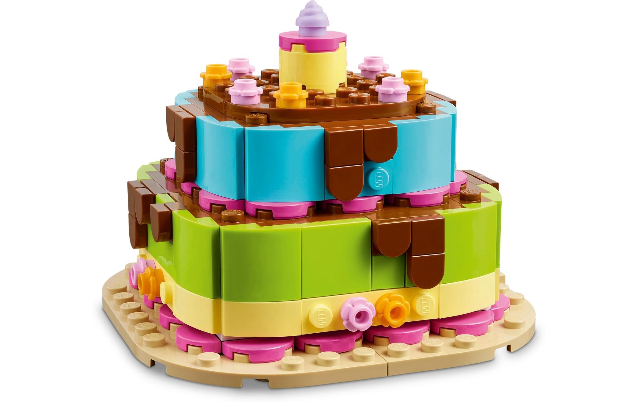 LEGO® Konstruktionsspielsteine »Geburtstagstorte (40815), LEGO Iconic« Made in Europe