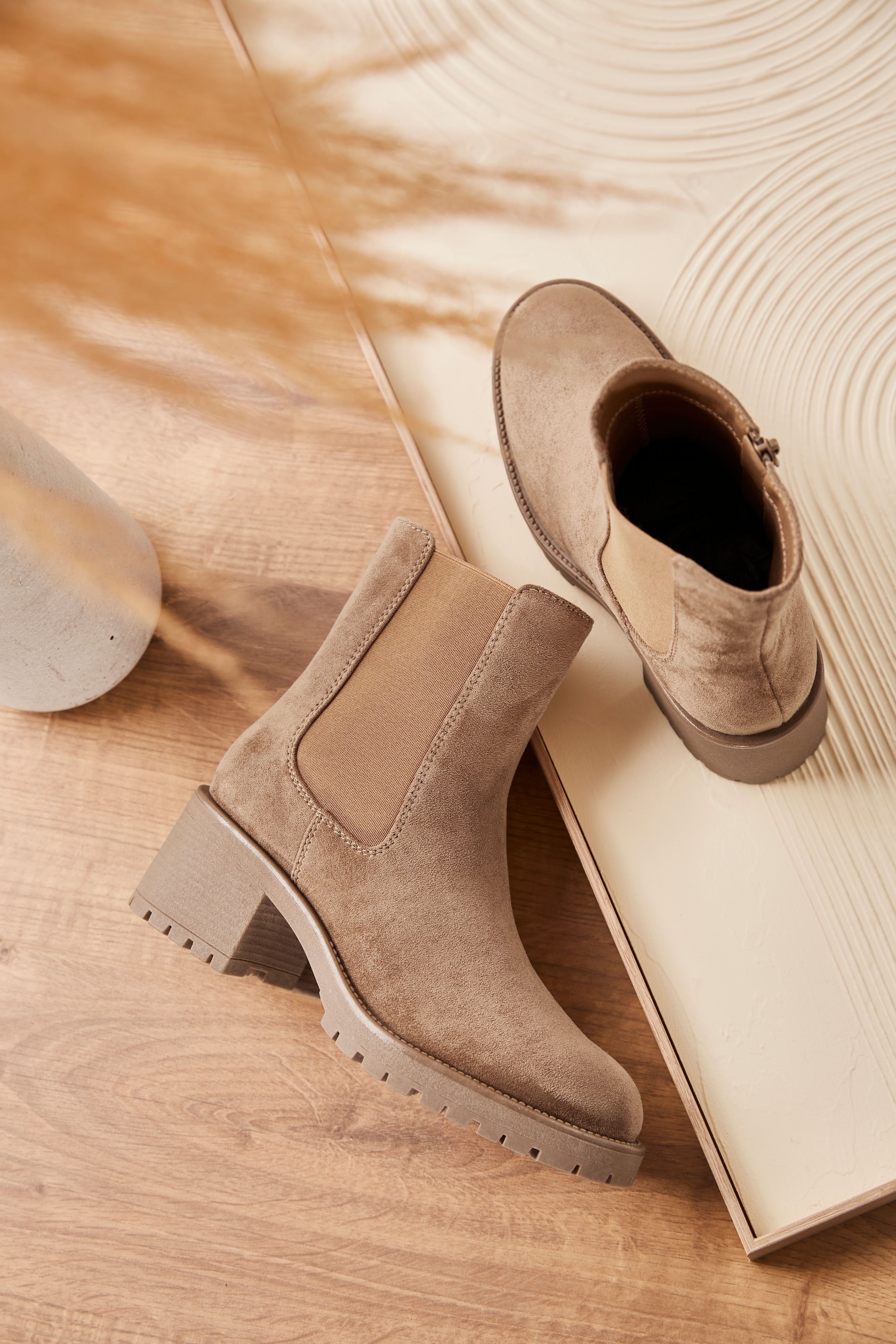 Aniston SHOES Bottines chelsea  bottine avec fermeture éclair et insert stretch