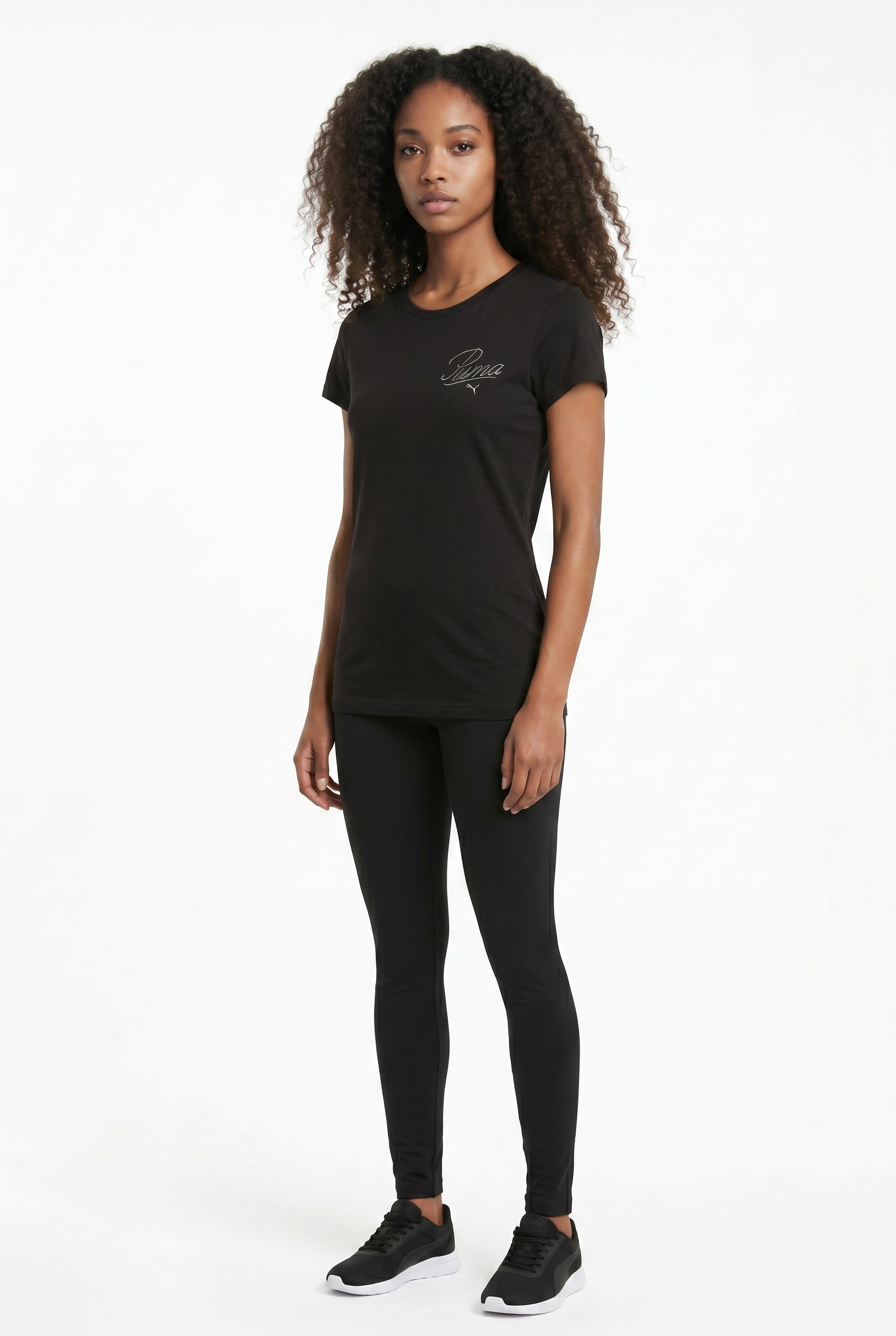 PUMA T-Shirt »ESS SCRIPT TEE« Regular Fit, sportlicher Stil, mit Grafikstickerei und Print