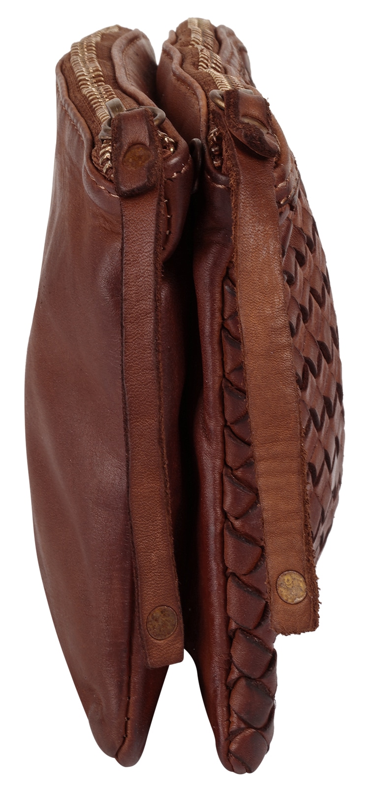 Samantha Look Umhängetasche echt Leder, Made in Italy