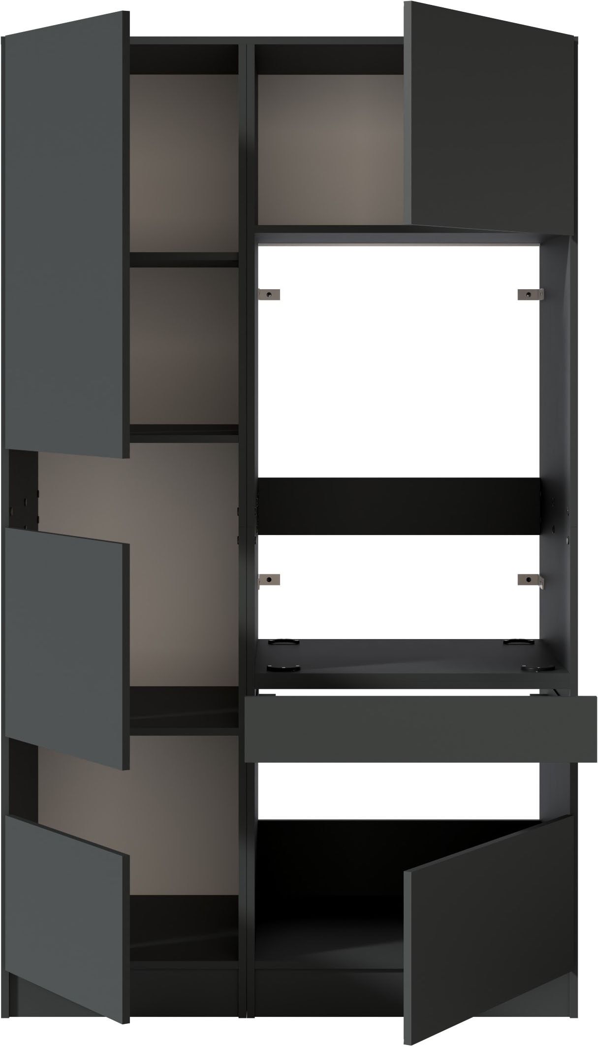 BASIC by Balculina Mehrzweckschrank-Set »Washhome B/T/H 118x68x200 cm« 2 Stk. tlg.