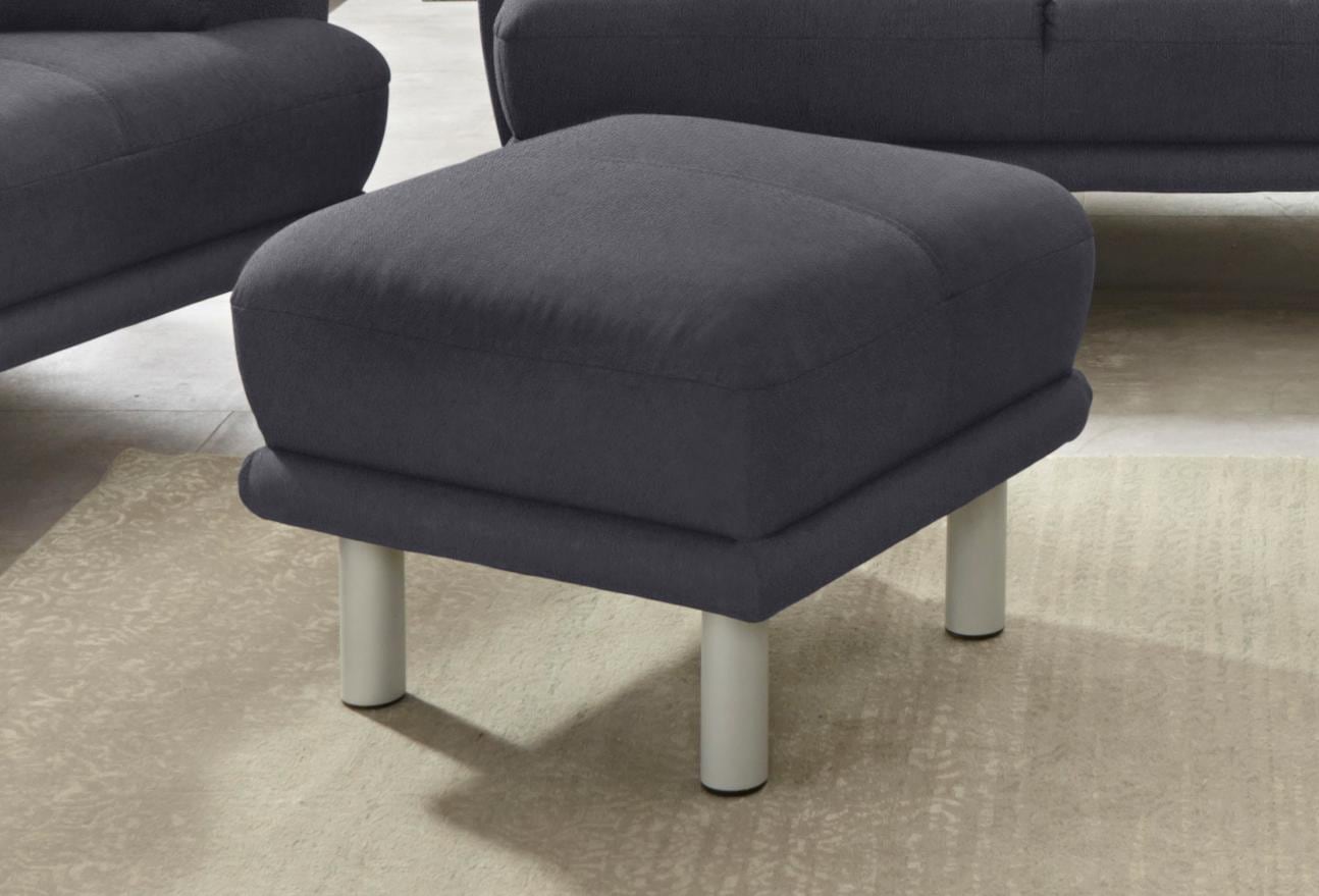 TRENDMANUFAKTUR Hocker »Cecilia II, modern und elegant, B/T 66/66cm«