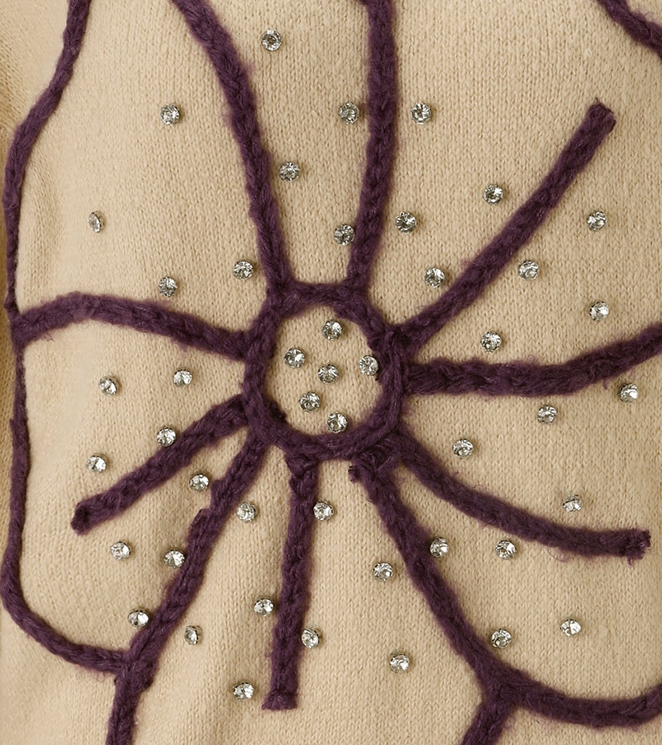 Aniston SELECTED Strickpullover vorne mit funkelnden Glitzersteinen verziert - NEUE KOLLEKTION