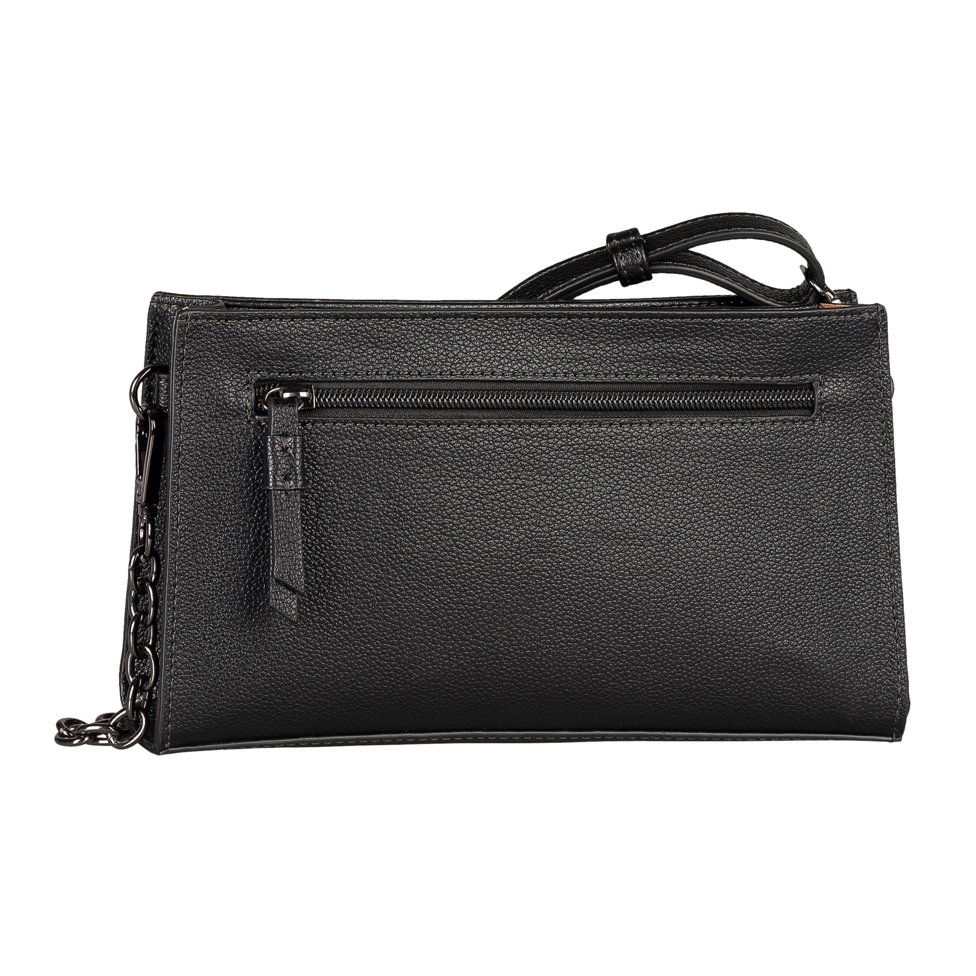 TOM TAILOR Denim Sac à bandoulière »Lennon« Damen Schultertasche, Handtasche mit abnehmbarer Metallkette