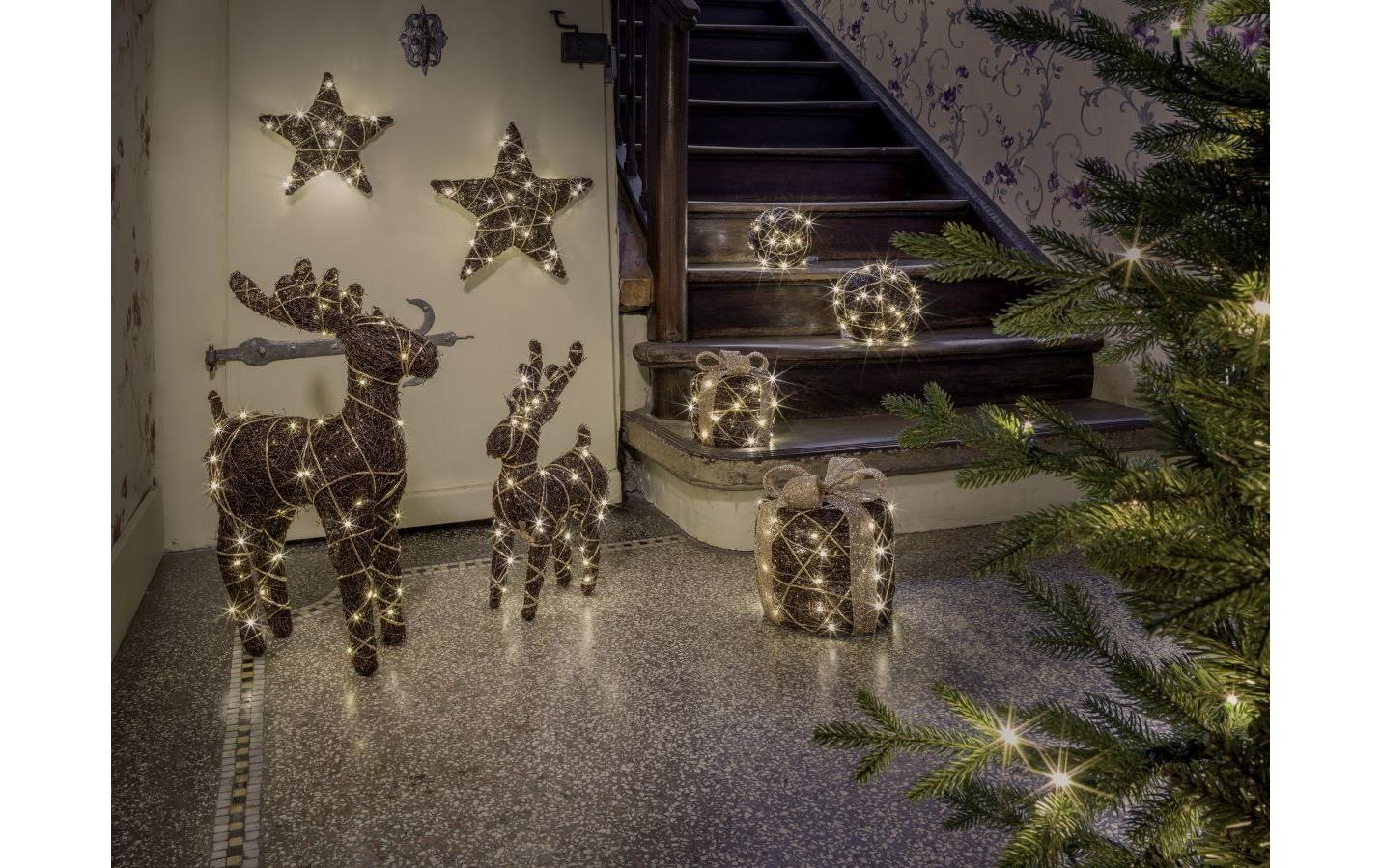 STT LED Dekofigur »Natural ball 20 Warmweiss« Warmweiss