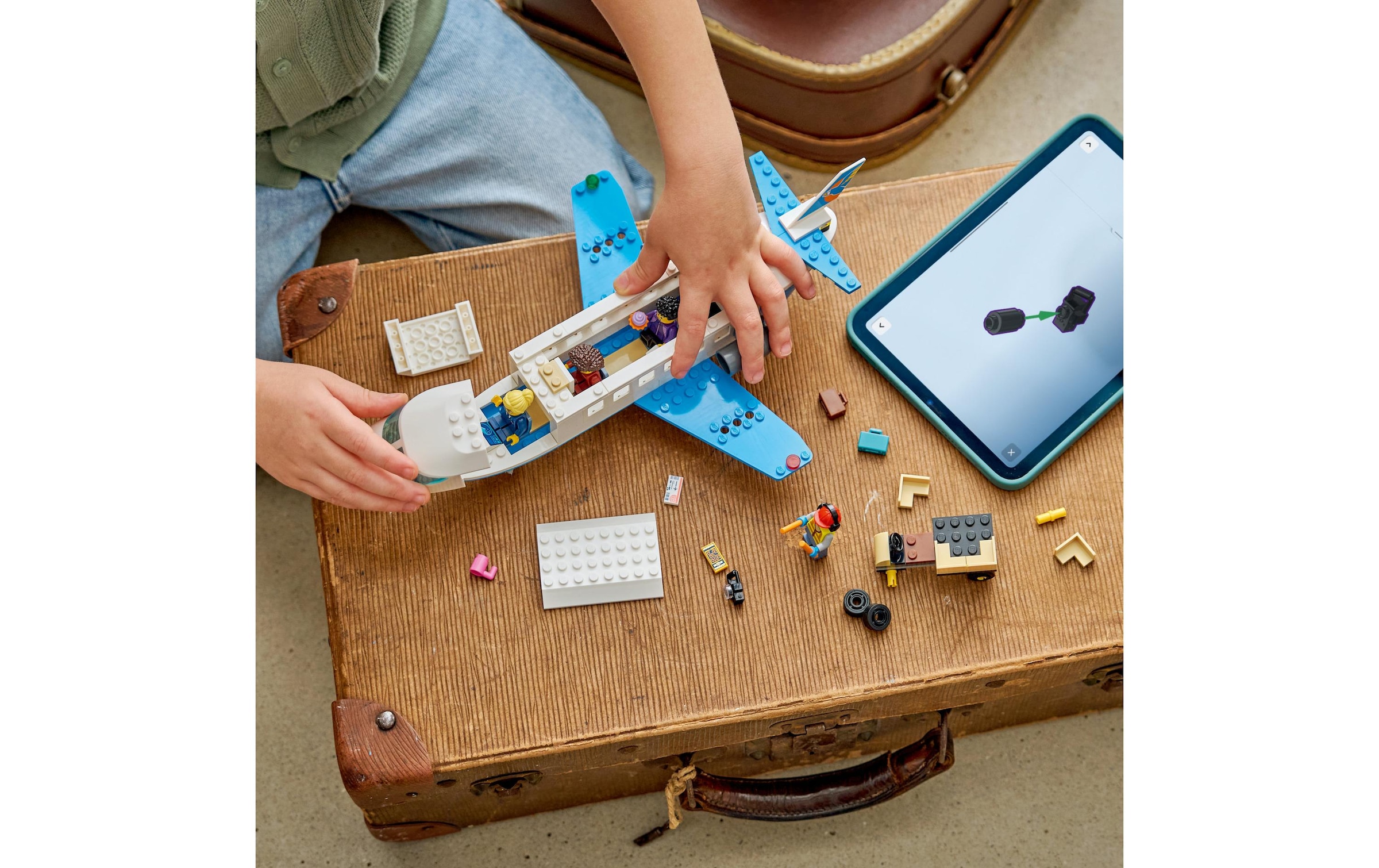 LEGO® Pions de construction »Passagierjet (60492), LEGO City« fabriqué en Europe
