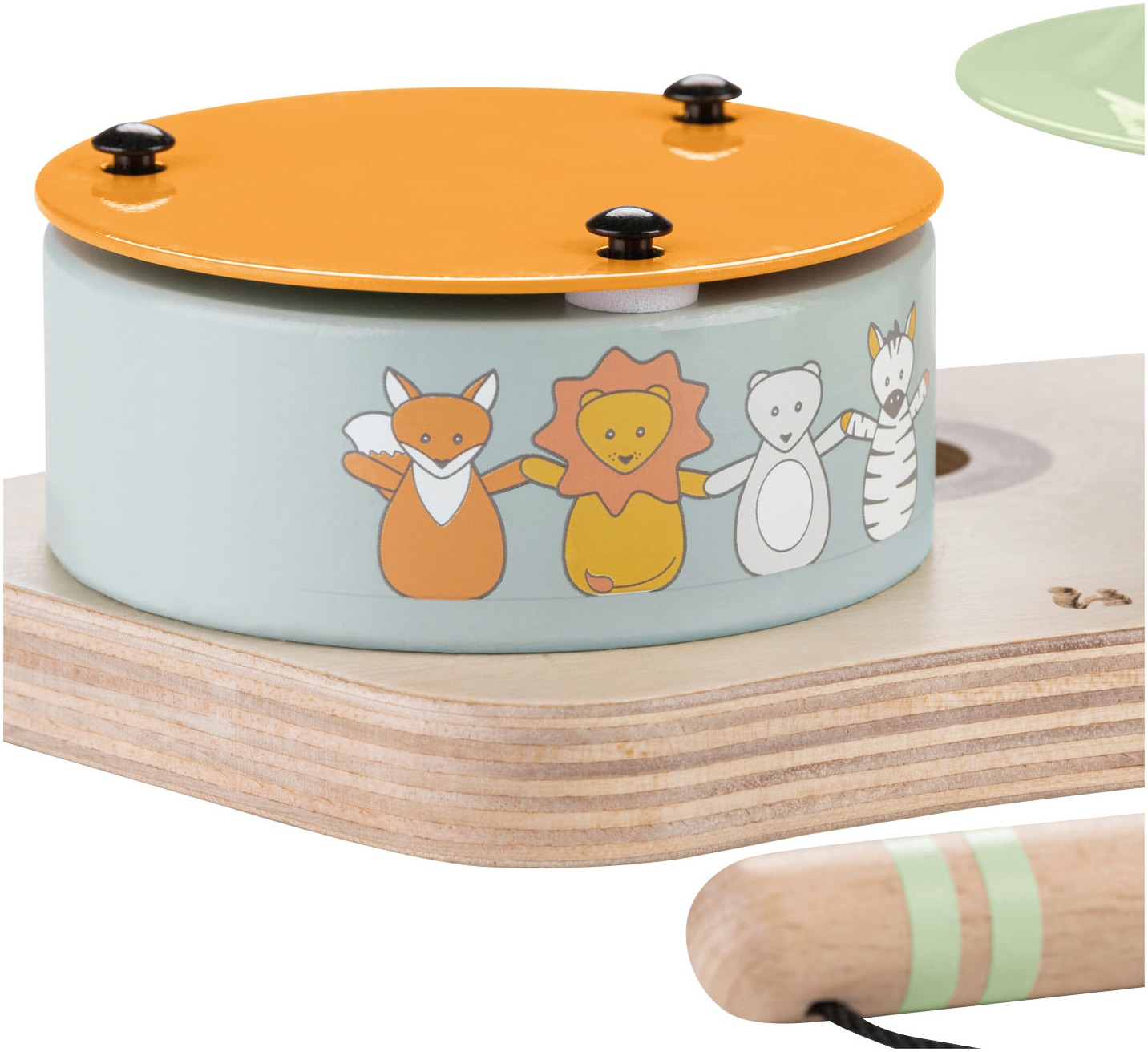 Hauck Jouet instrument de musique »Play Drums S, hauck Animals« für Hauck Play Tray; FSC® - schützt Wald