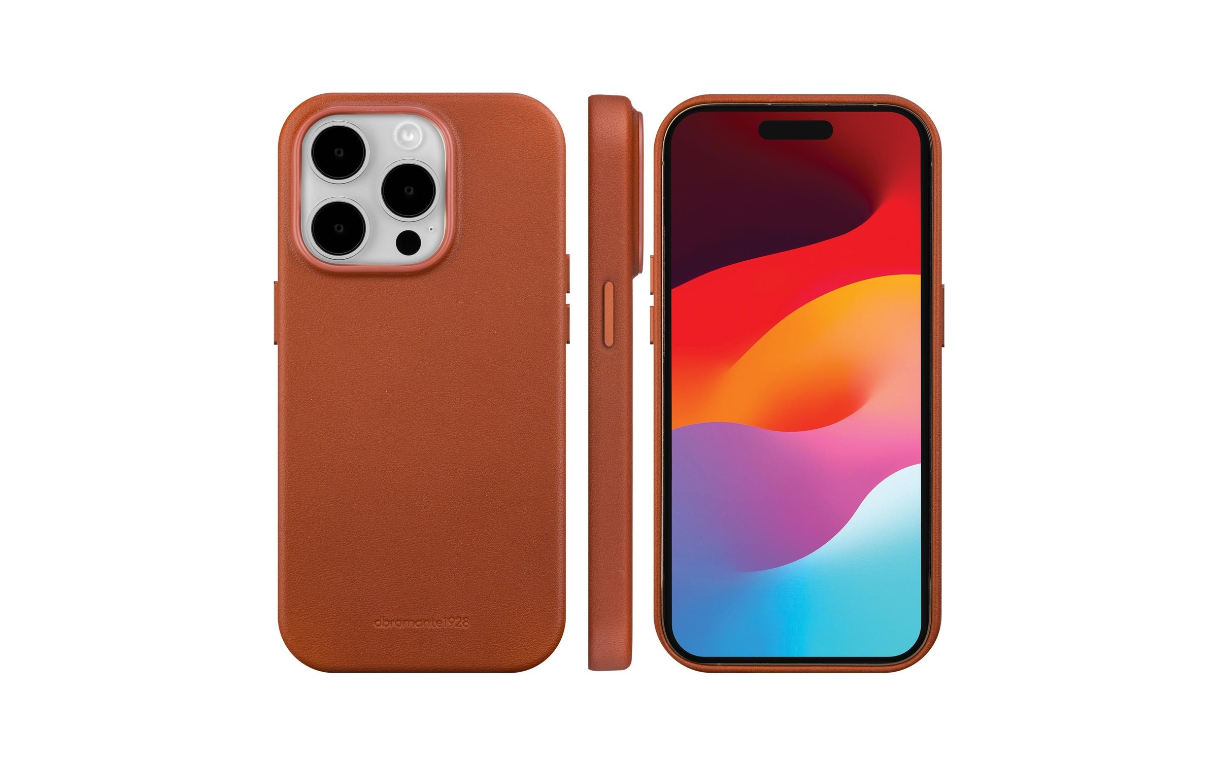 dbramante1928 Handyhülle »Roskilde iPhone 15 Pro Braun«