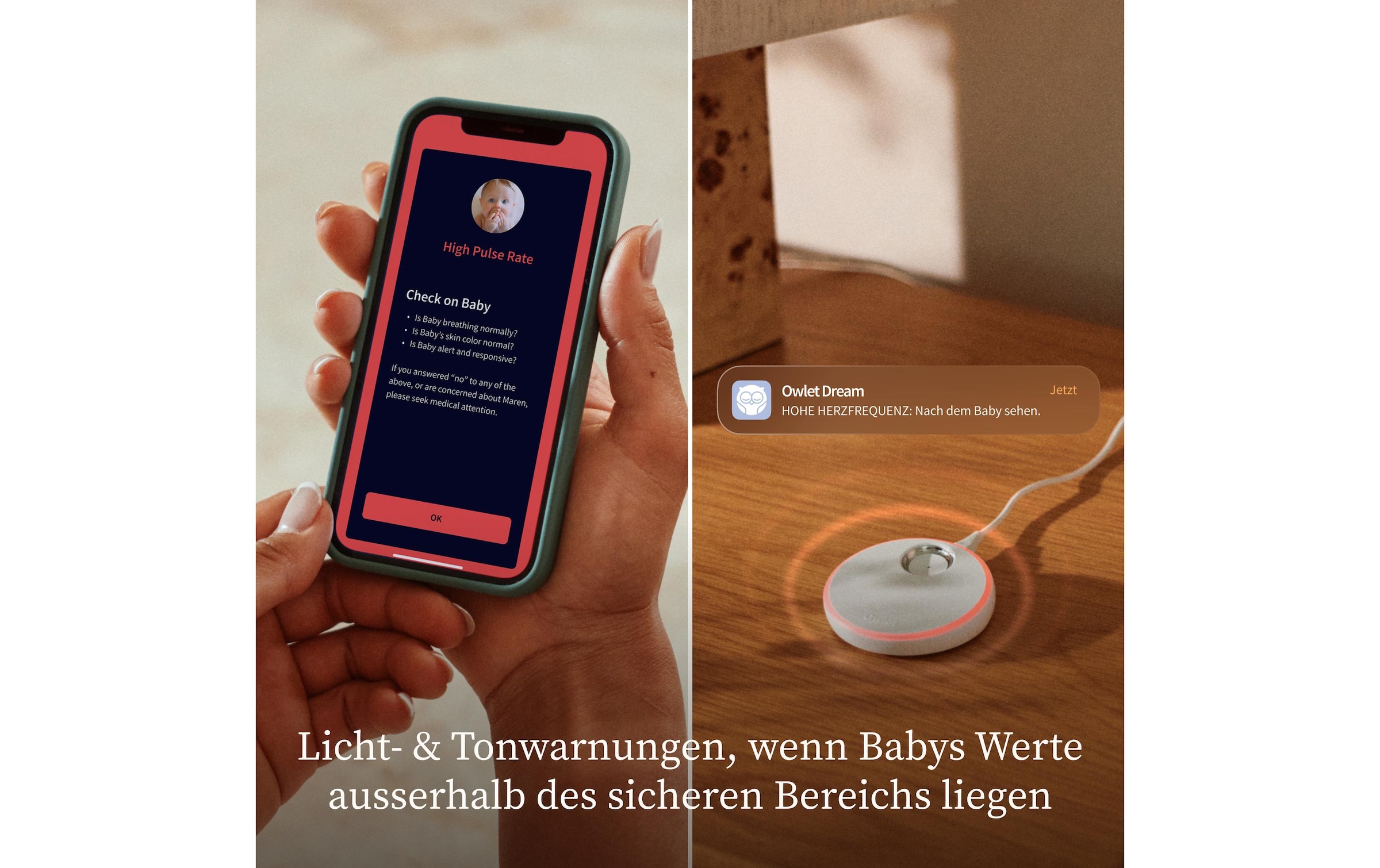   Babyphone vidéo »Owlet Dream Duo 3 Bedtime«