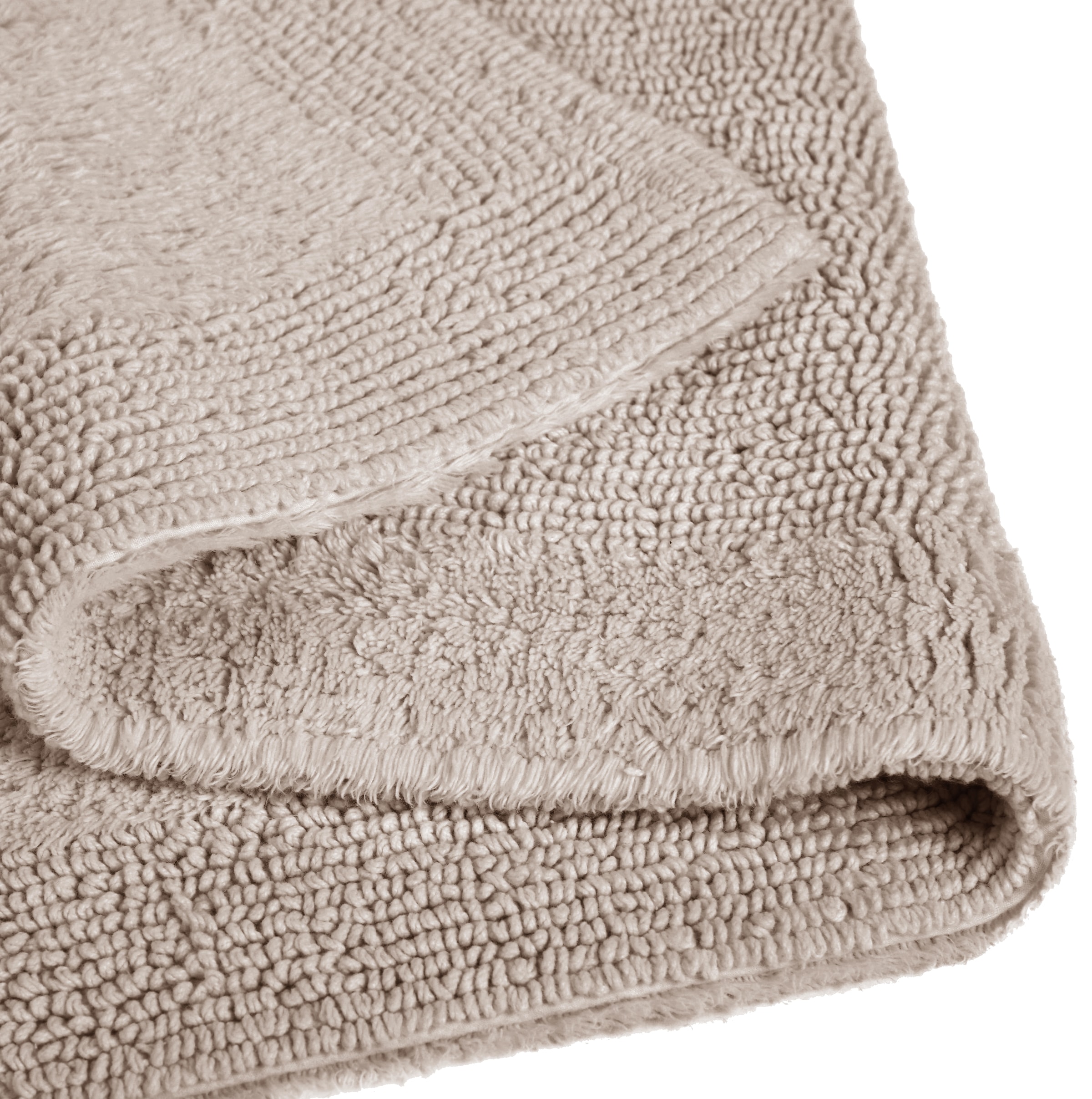 GOODproduct Tapis de bain »Kapra, Badvorleger, Badezimmer Teppich« Höhe 14 mm Résistant | compatible chauffage au sol | utilisable des deux côtés avec bordure, tapis de bain, tapis de bain, coton