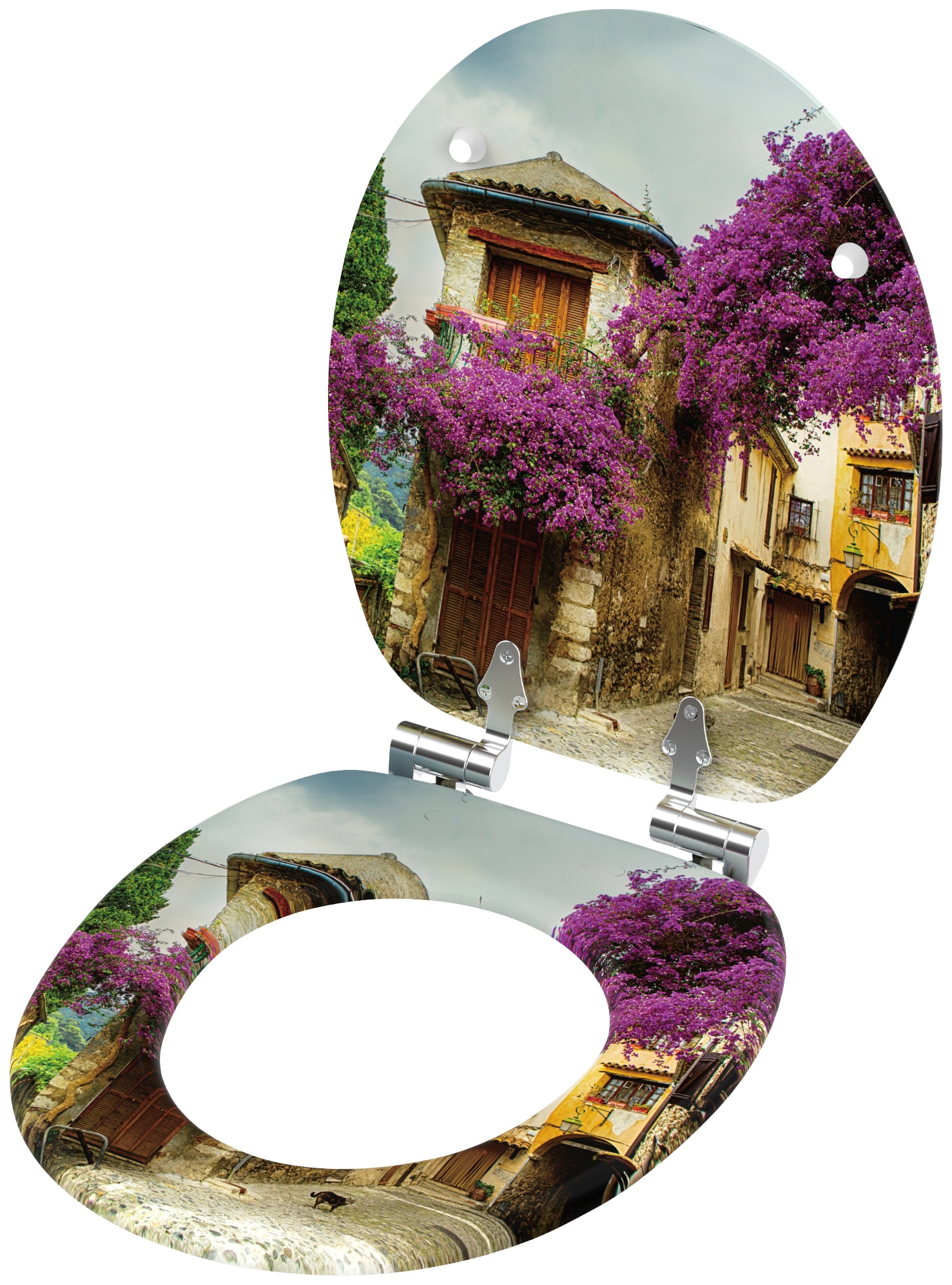 Sanilo WC-Sitz »Toskana« mit Absenkautomatik, BxL: 37,7 x 42,0 - 47,0 cm