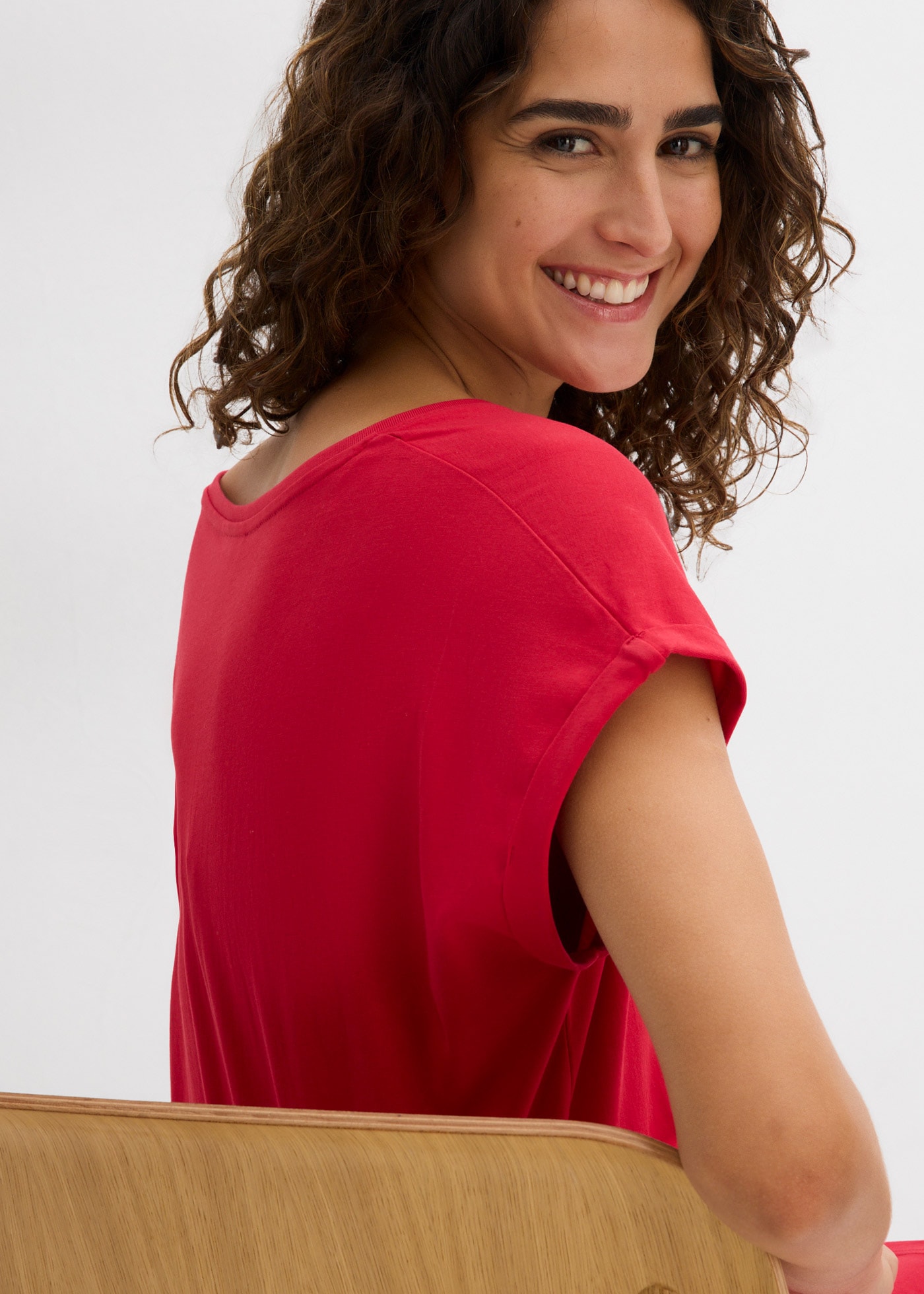 bonprix Robe t-shirt Paquet, 2 pièces tlg. pour printemps et été, en coton pur, coupe ample