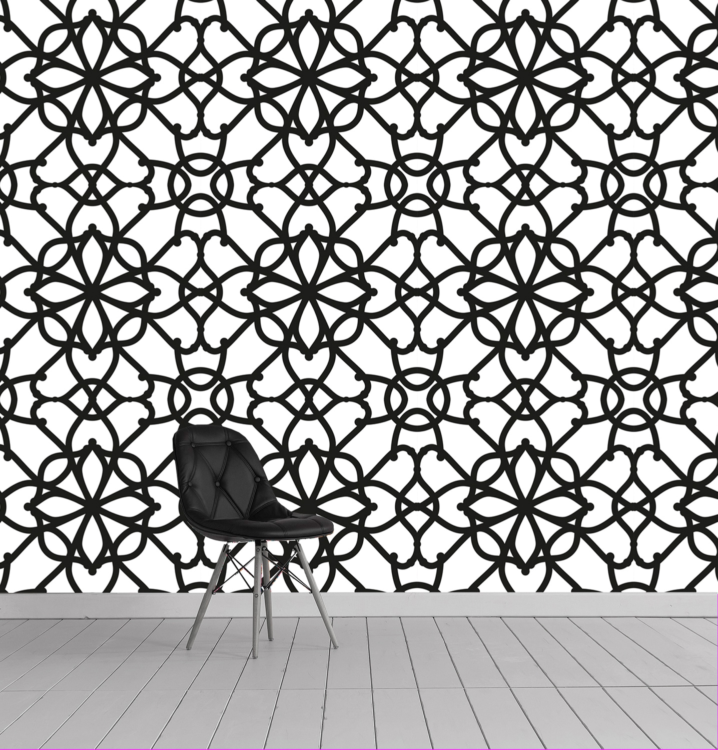 queence Papier peint vinyle »Kendra« abstrait | imprimé 90x250cm, selbstklebend, kinderleichte Anbringung, , Sticker