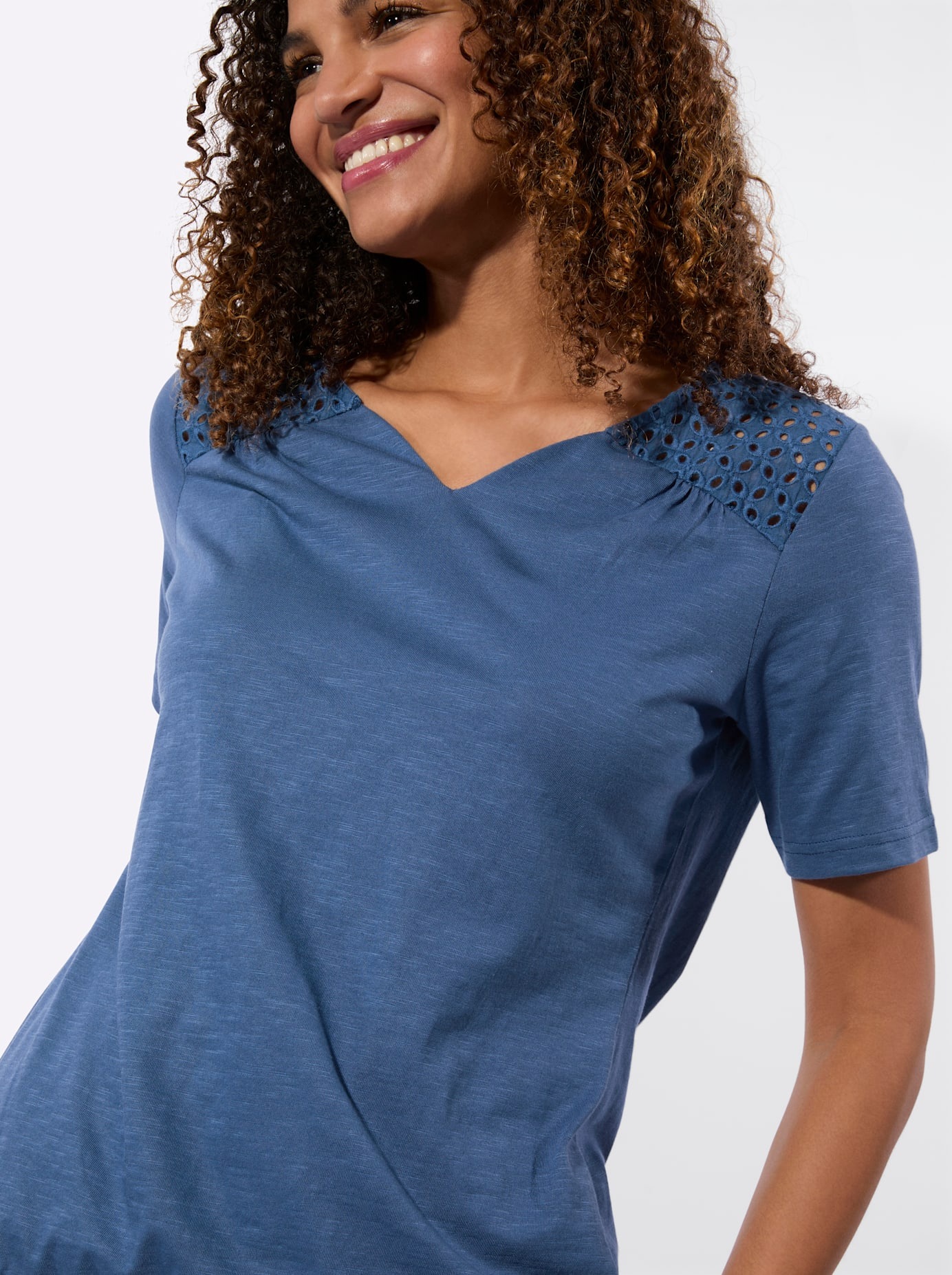 Inspirationen Spitzenshirt »Spitzenshirt« 1 tlg.