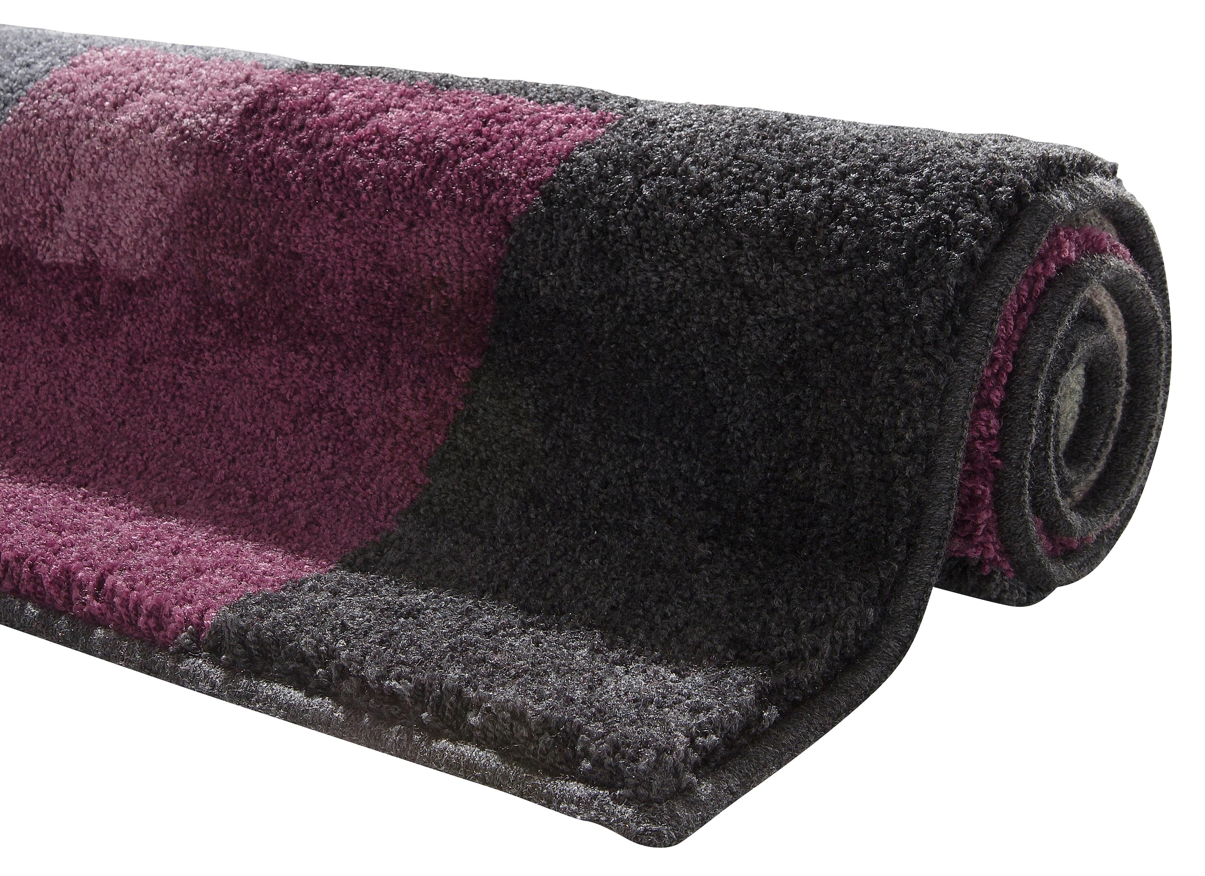 Grund Badematte »Paxos« Höhe 20 mm rutschhemmend beschichtet fussbodenheizungsgeeignet | strapazierfähig geometrisches Design, modern, flauschig, softer Flor, Made in Europe