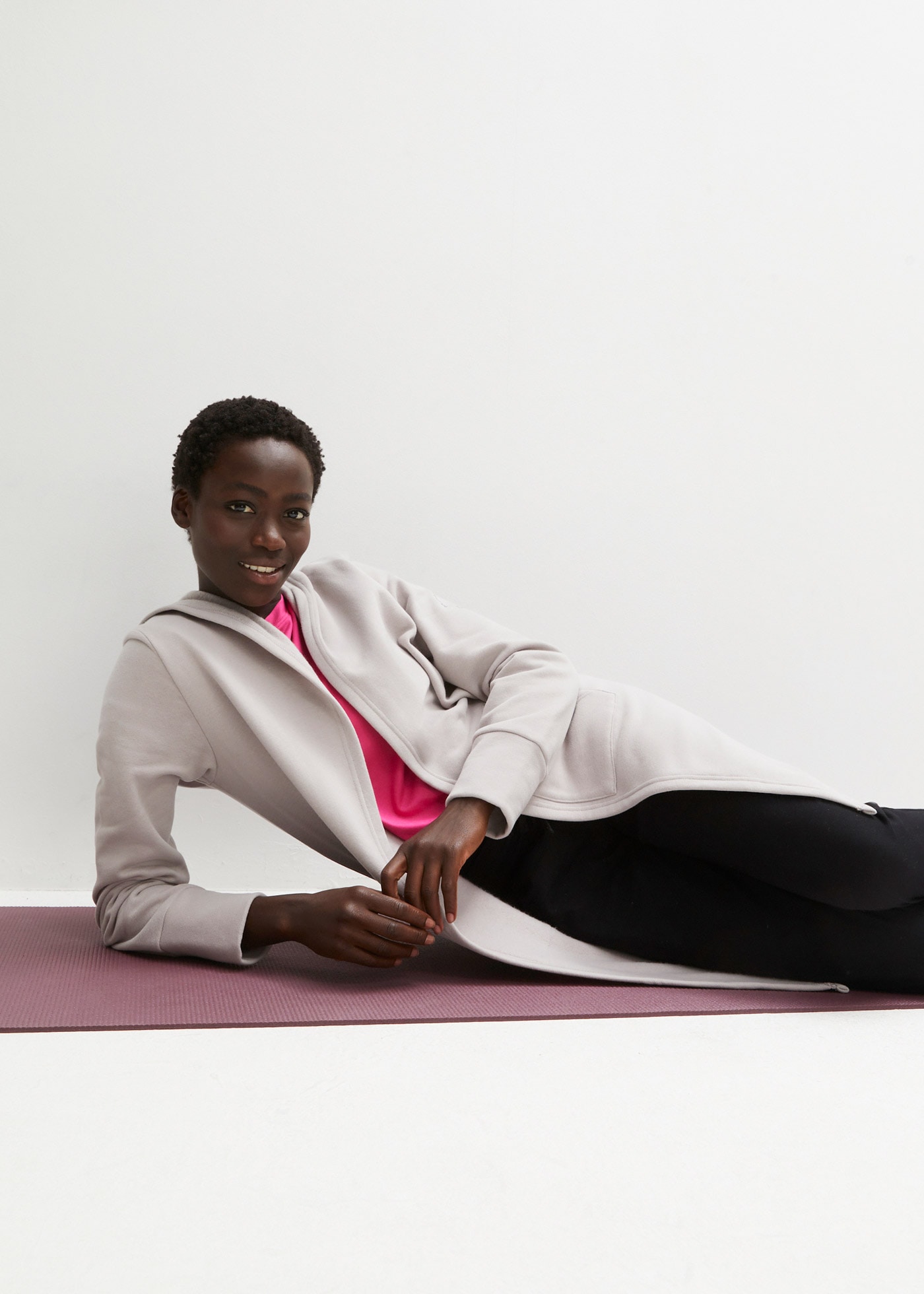 bonprix Veste sweat »Long-Sweatjacke«, Long-Sweatjacke
