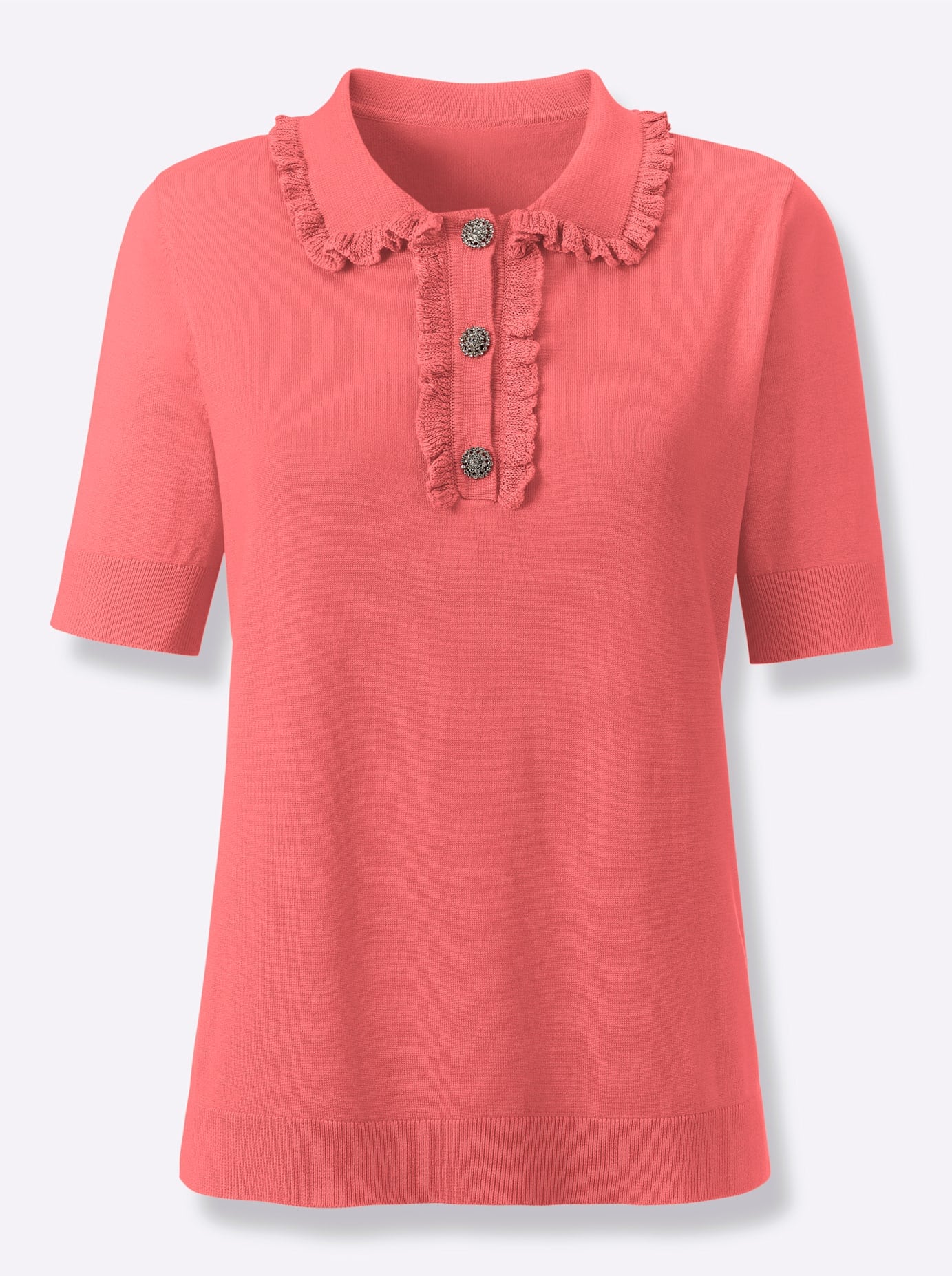 creation L Pull à manches courtes »Polopullover«