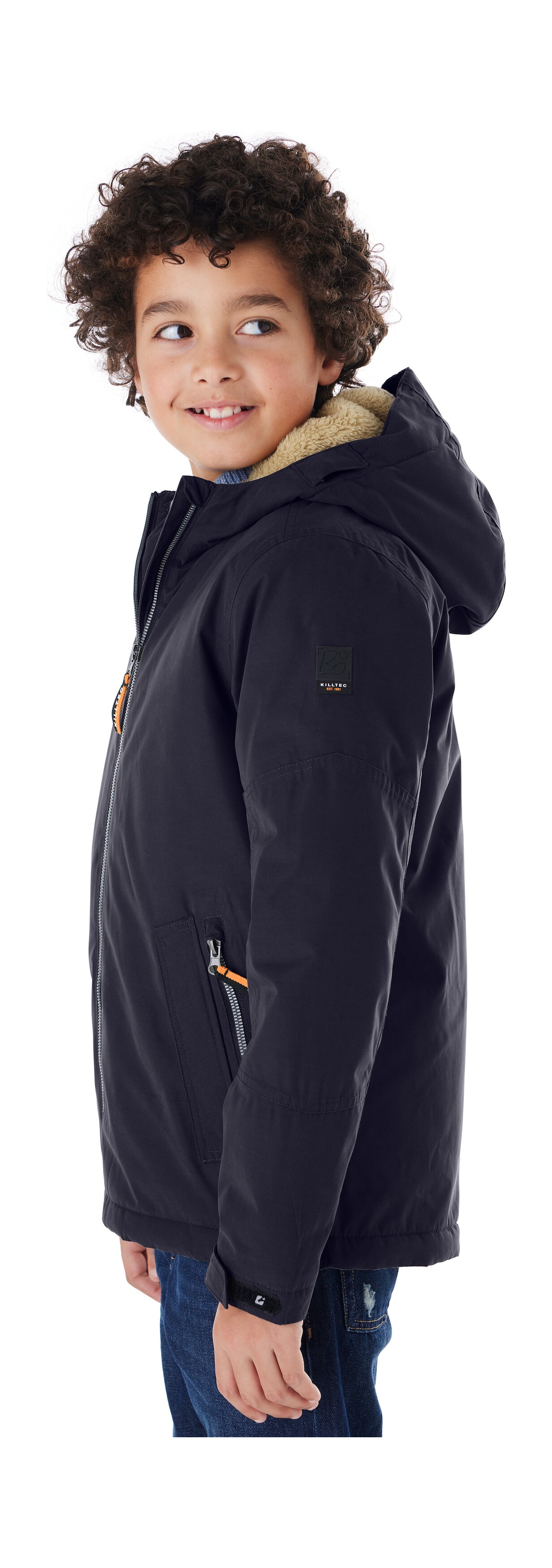 Killtec Veste fonctionnelle »KOW 377 BYS JCKT« Wasserdichte Funktionsjacke mit Kapuze, warmem Futter und Kinnschutz