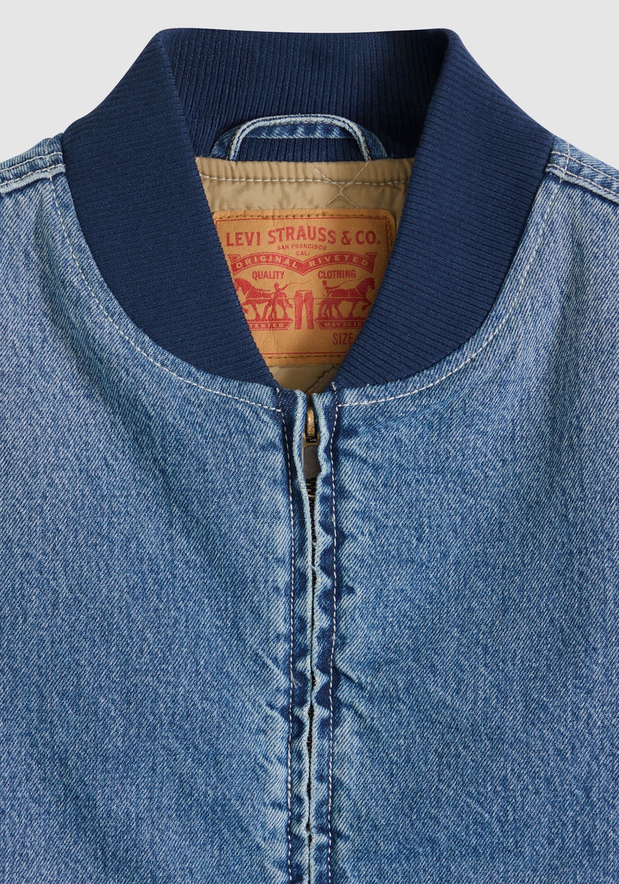 Levi's® Gilet en jean »SANSOME« mit Reissverschluss