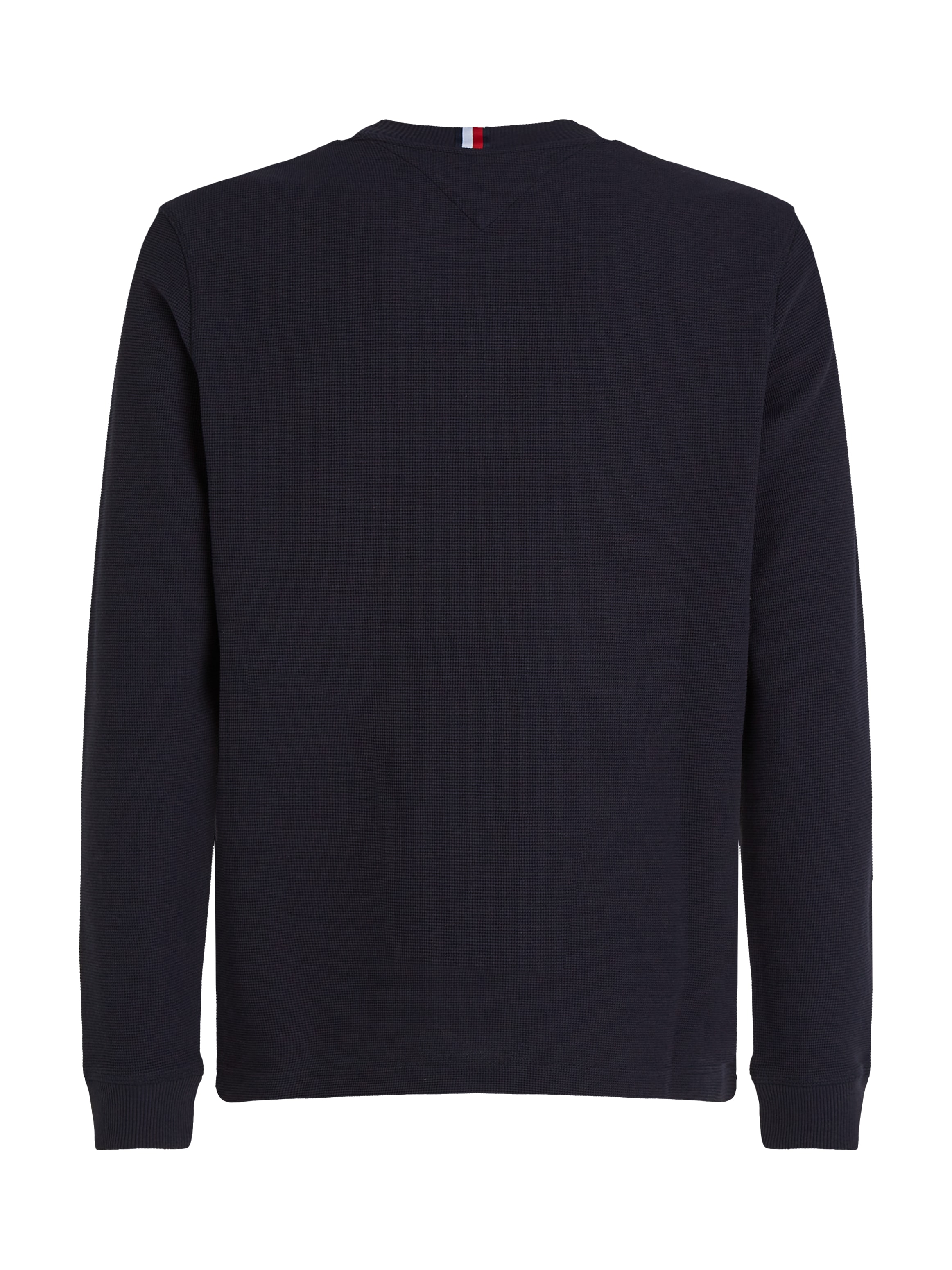 Tommy Hilfiger Pull à col rond »TEXTURED LS TEE« avec encolure ronde