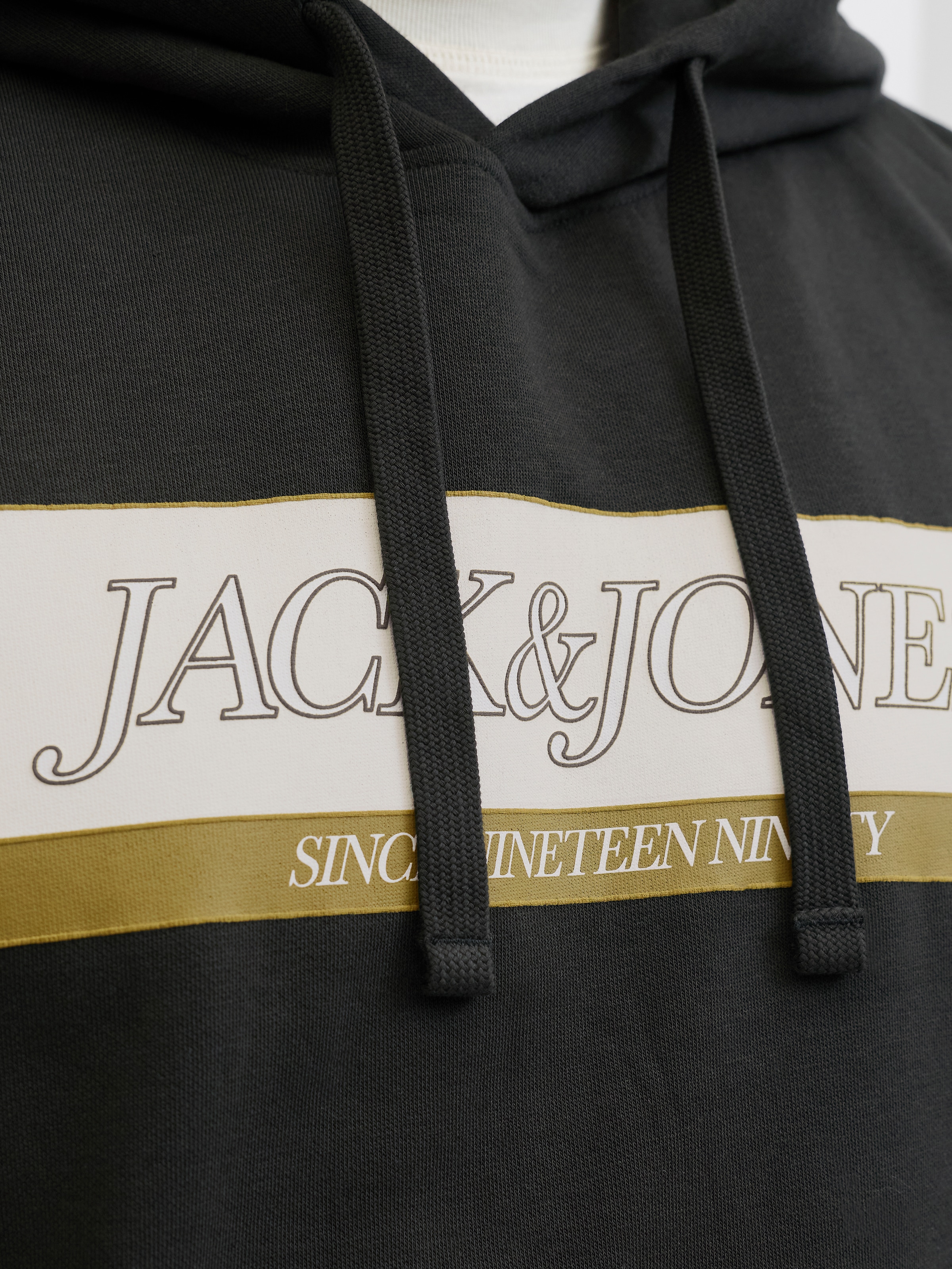 Jack & Jones PlusSize Kapuzensweatshirt »JORINWOOD BLOCK BRANDING SWEAT HOO PLS«