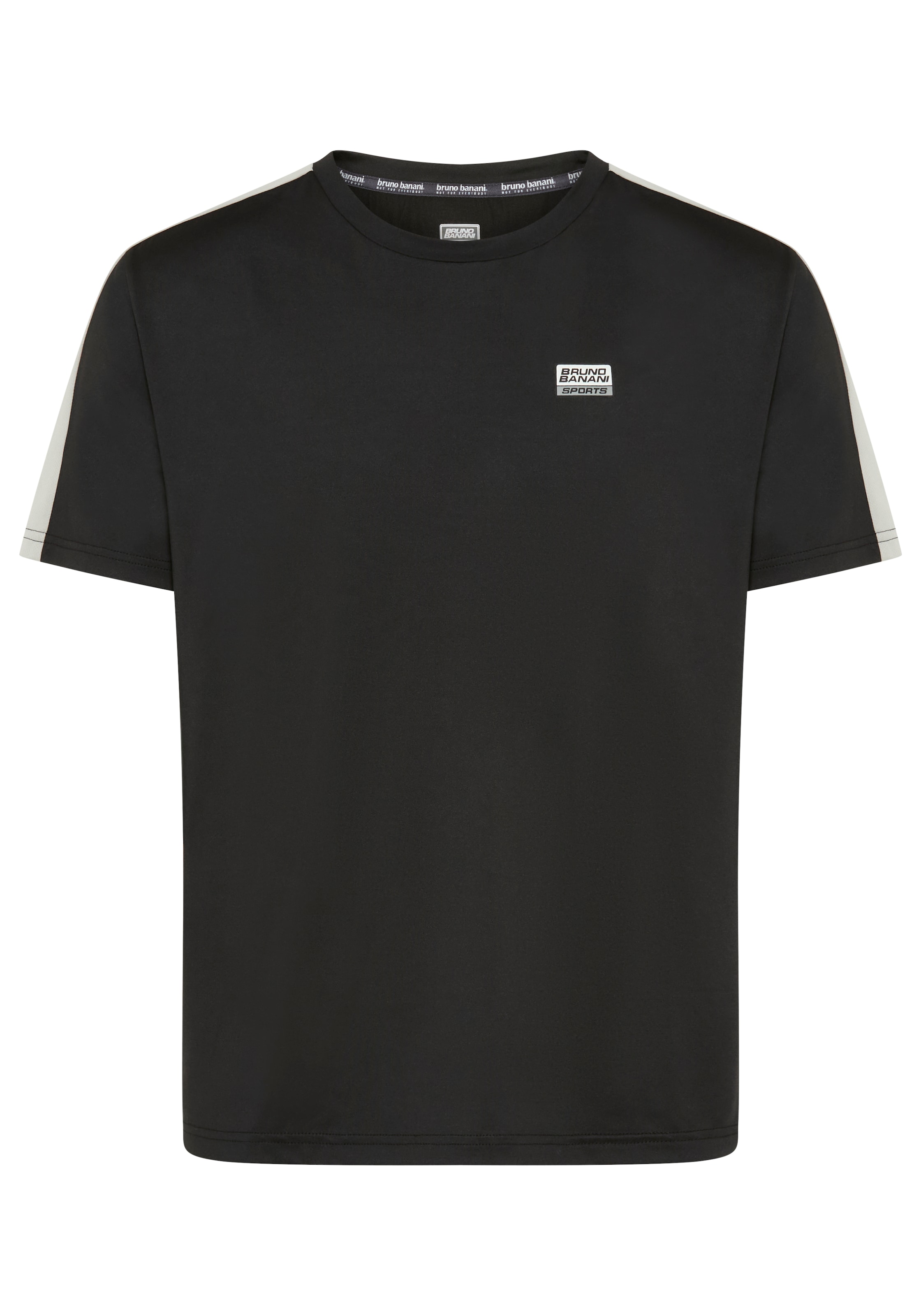 Bruno Banani T-shirt fonctionnel sportlicher Stil, Halbarm, schmale Passform, aus Single Jersey