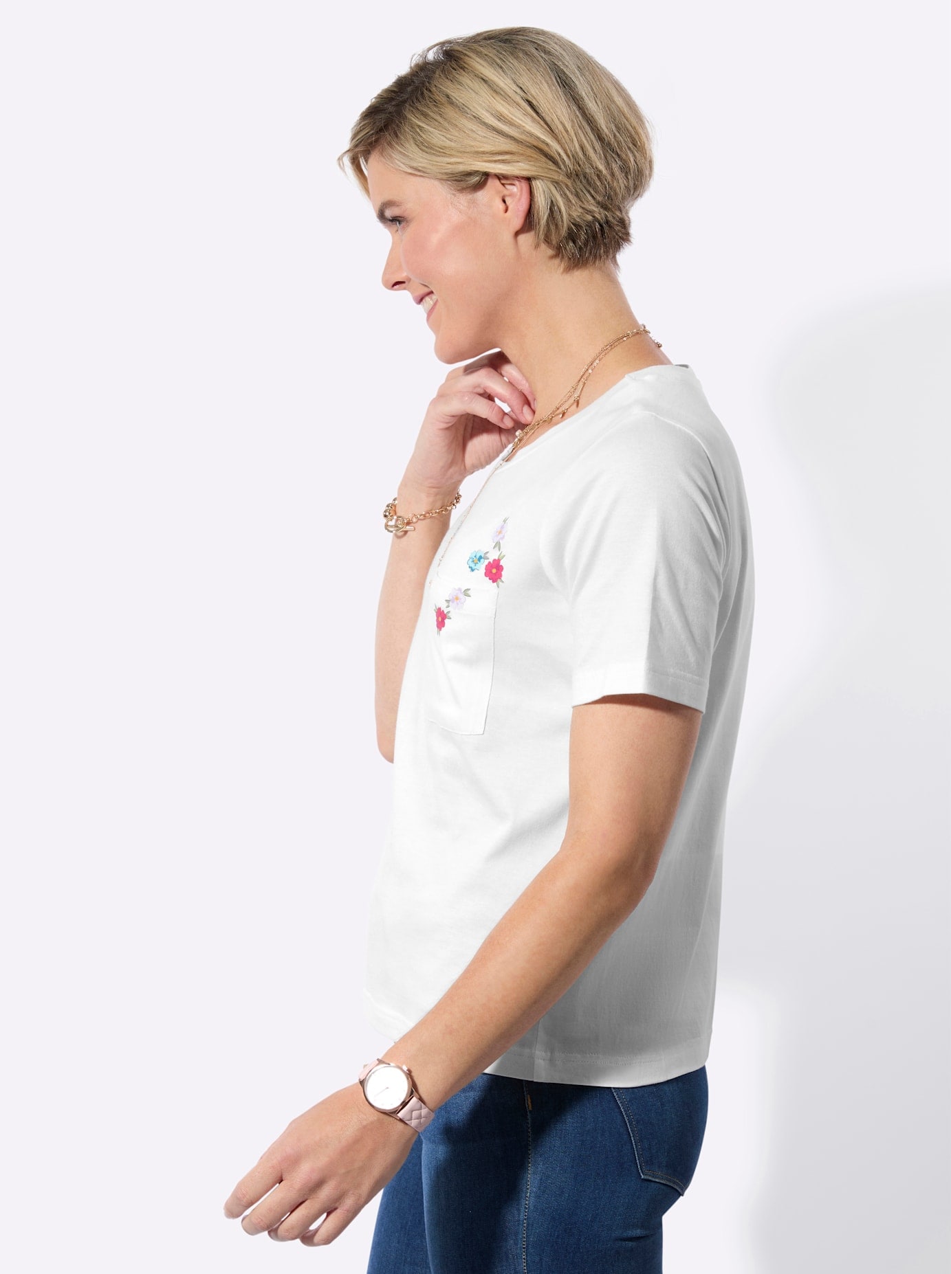 Classic Basics Shirt à col rond »Shirt« 1 pièces