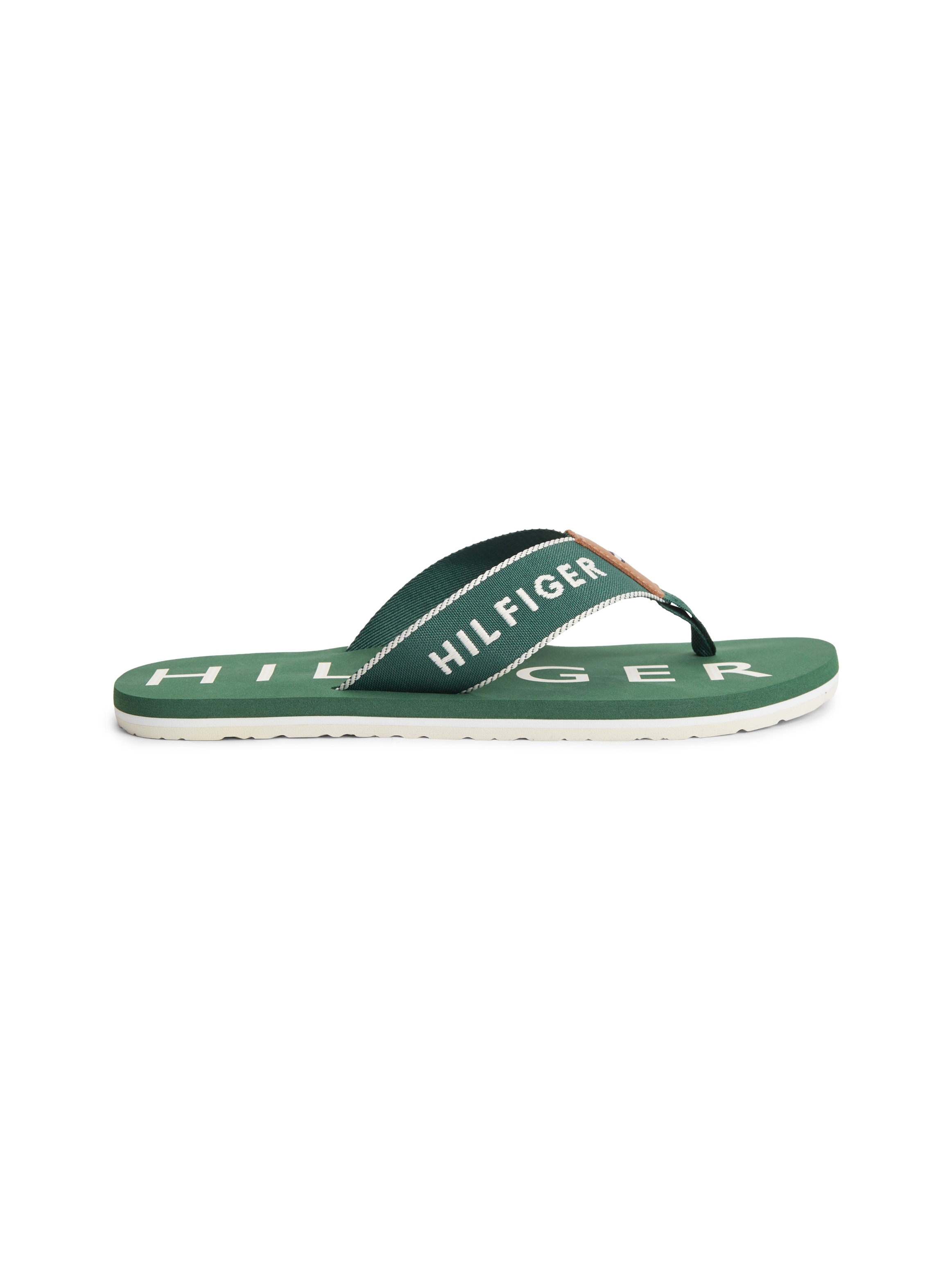 Tommy Hilfiger Séparateur d'orteils »SPORTY HILFIGER BEACH SANDAL«  Sommerschuh, Strandschuh mit Kontrastbesätzen