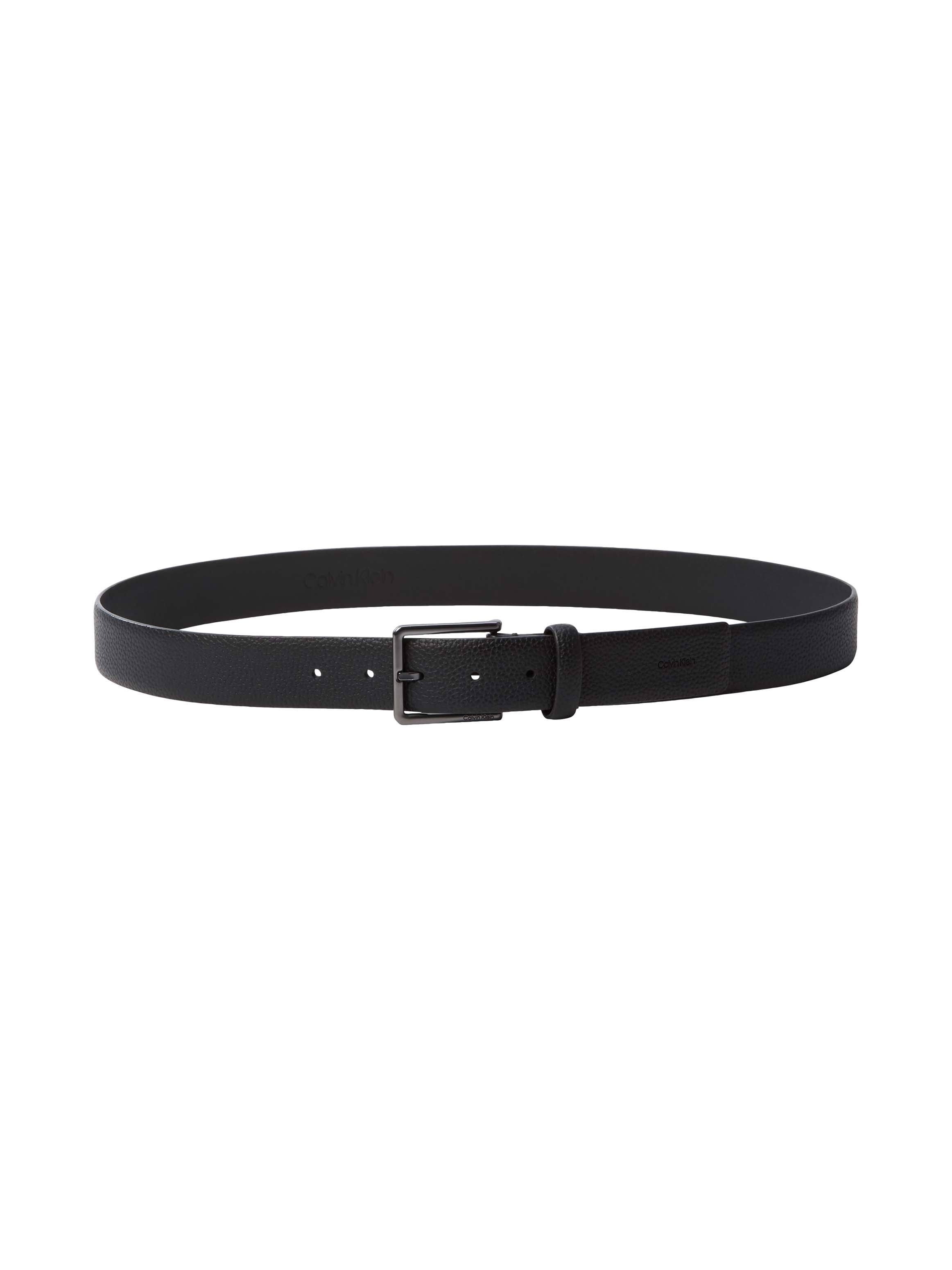 Calvin Klein Ceinture en cuir »CASUAL PIN BUCKLE PEBBLE 40MM FI« Grössenverstellbar mit Metallschliesse
