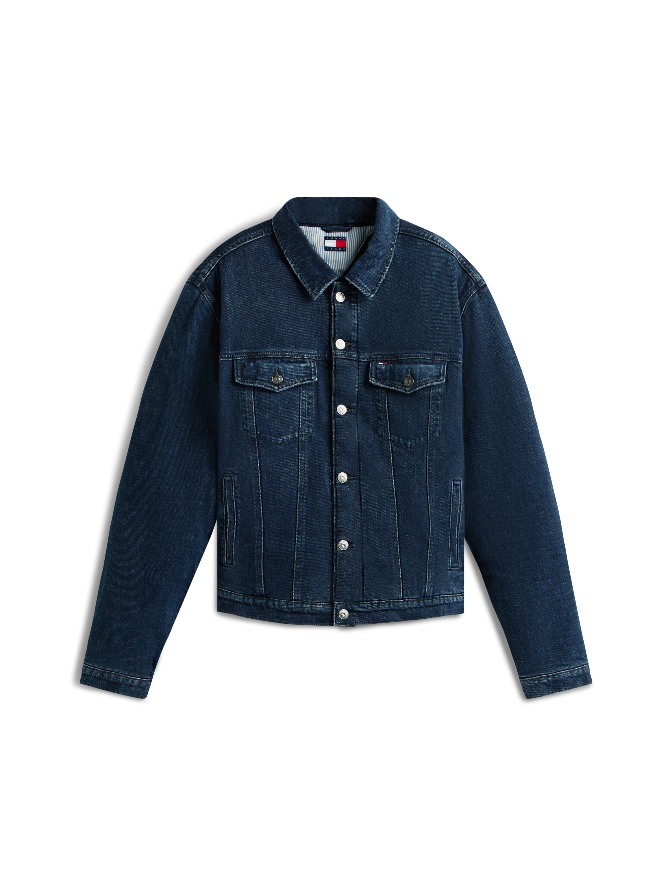 Tommy Jeans Jeansjacke »RYAN RGLR TEDDY TRCKR EXT« Freizeitjacke, Übergangsjacke