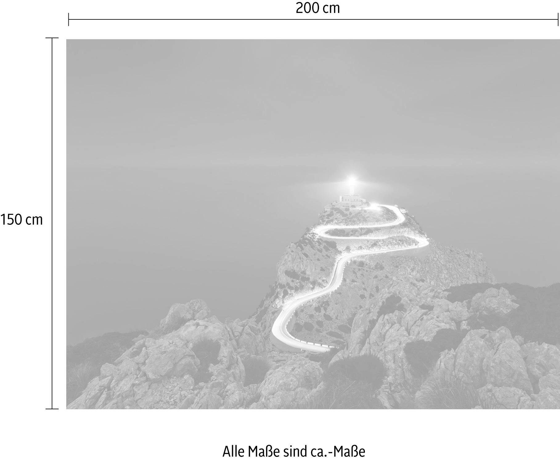 Komar Papier peint intissé »Digitaldruck Vlies -  Cap Formentor - Grösse 200 x 150 cm« imprimé Wohnzimmer, Schlafzimmer