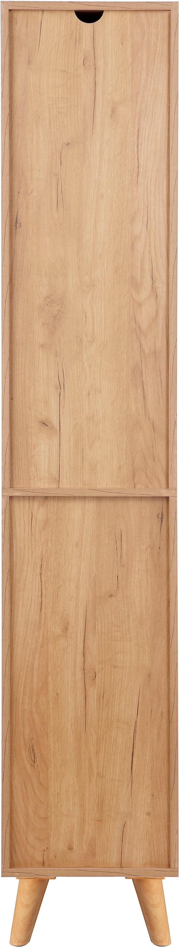 welltime Hochschrank »Lund Badschrank skandinavisches Design mit viel Stauraum« Badmöbel, 2 Türen und 1 Schublade, Breite 35cm