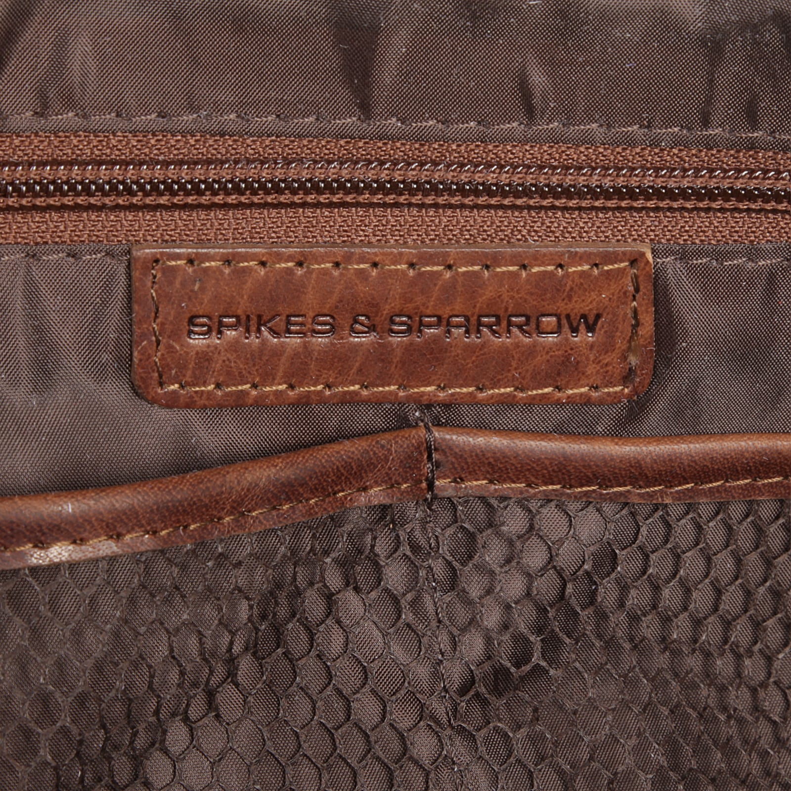 Spikes & Sparrow Sac de voyage echt Leder