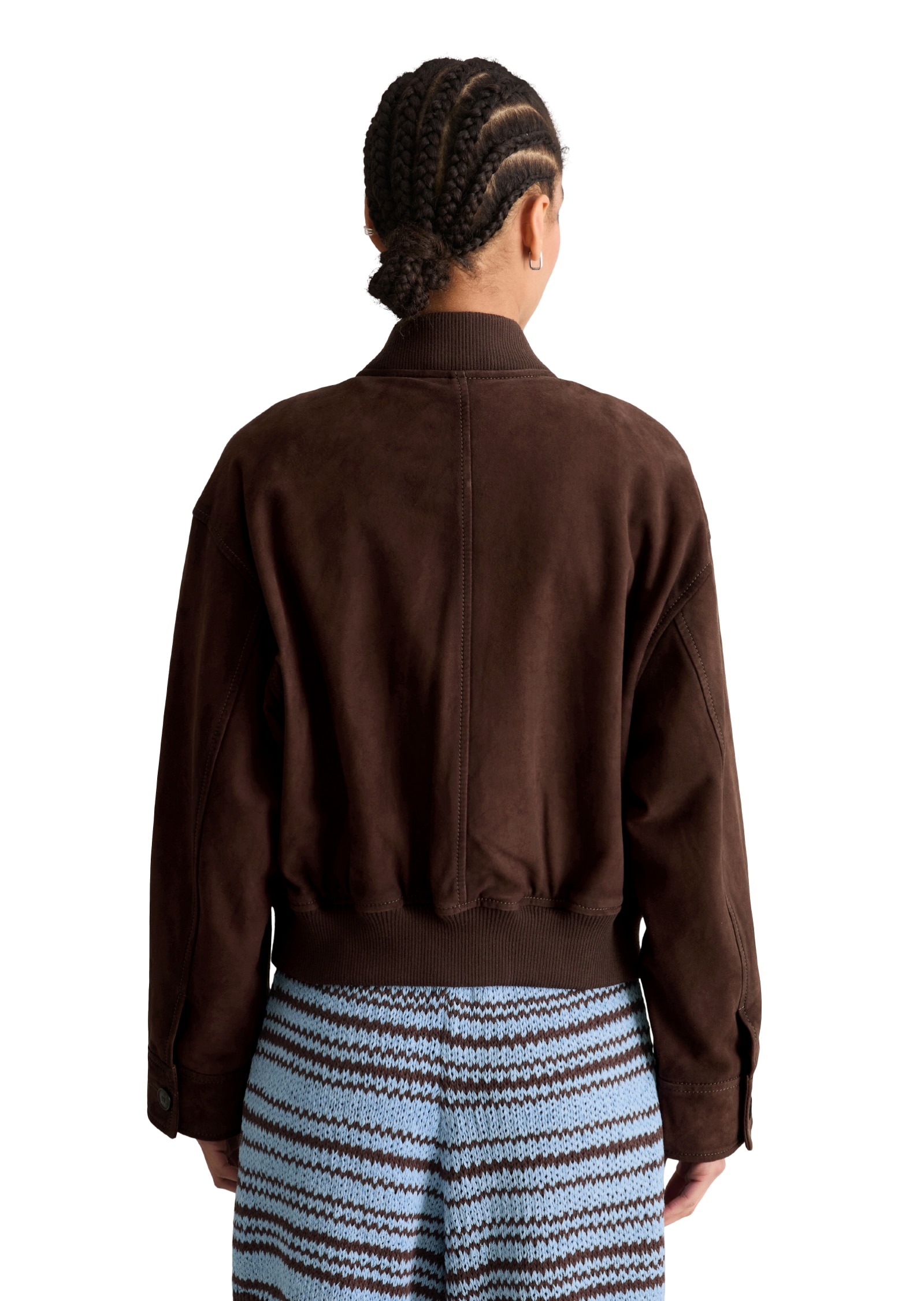 Marc O'Polo DENIM Blouson regular aus weichem Ziegenveloursleder