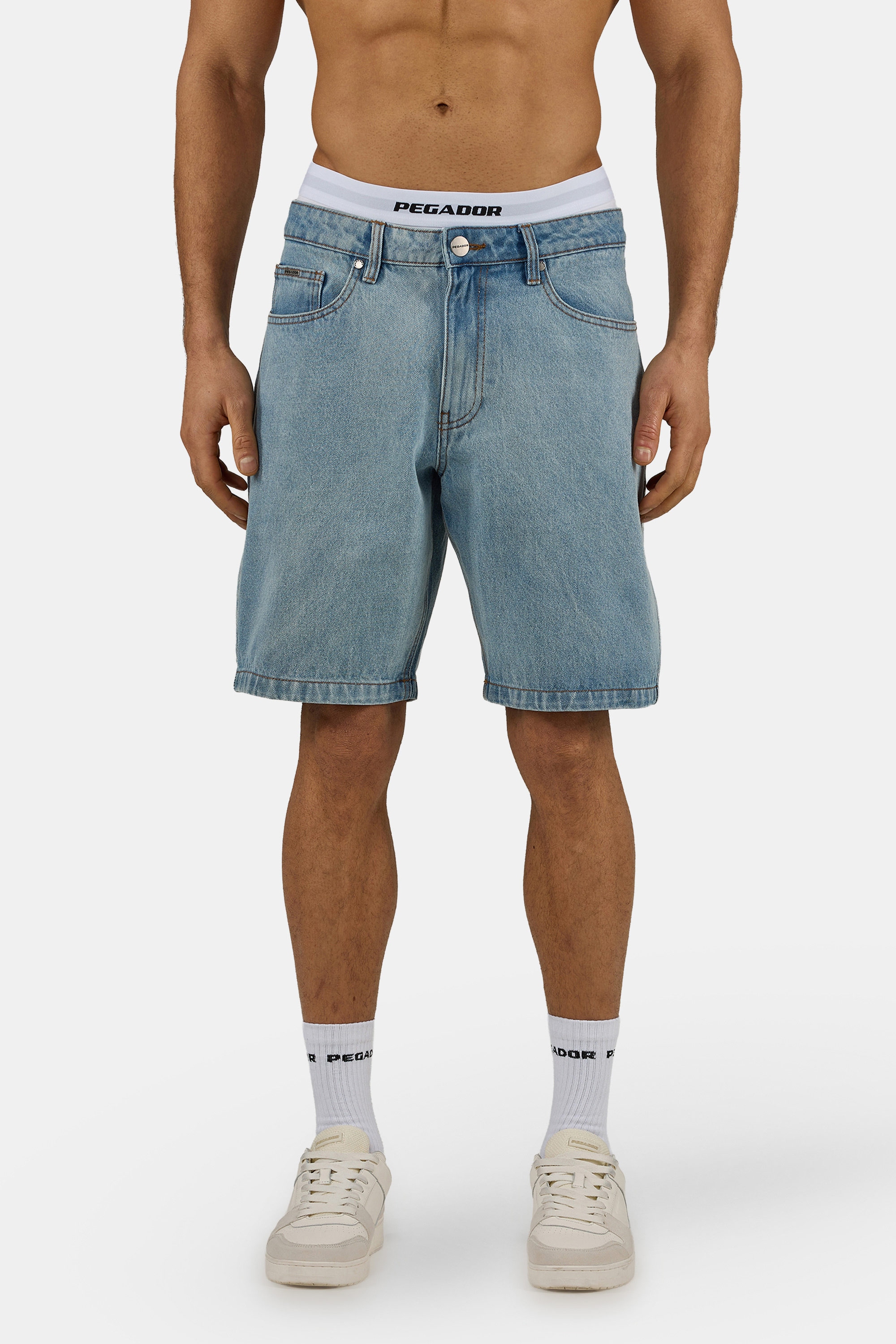 PEGADOR Short en jean »Bostic Jeans Shorts« coton, coupe régulière