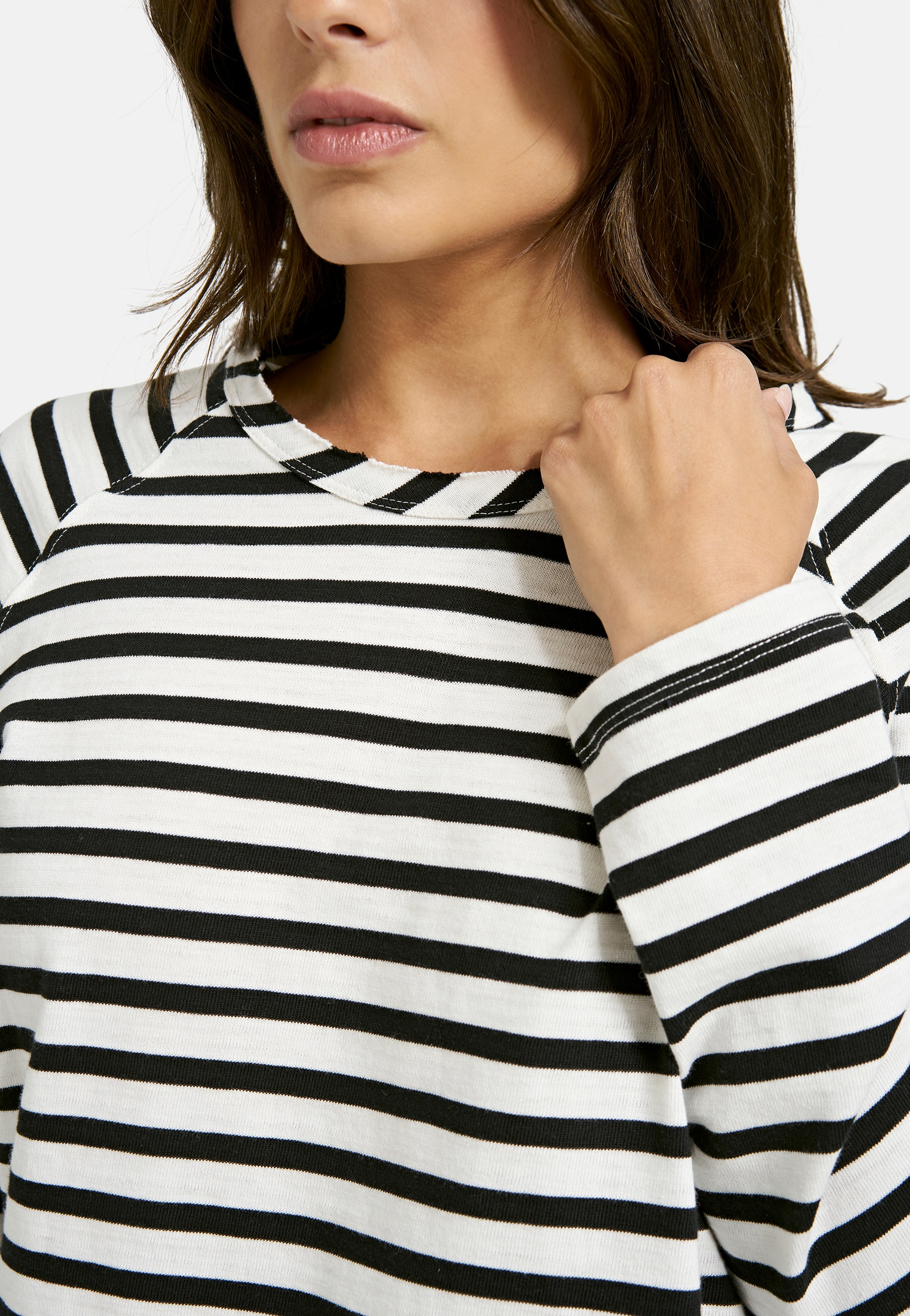 Smith & Soul T-shirt à manches longues aus Baumwolle, Rundhals