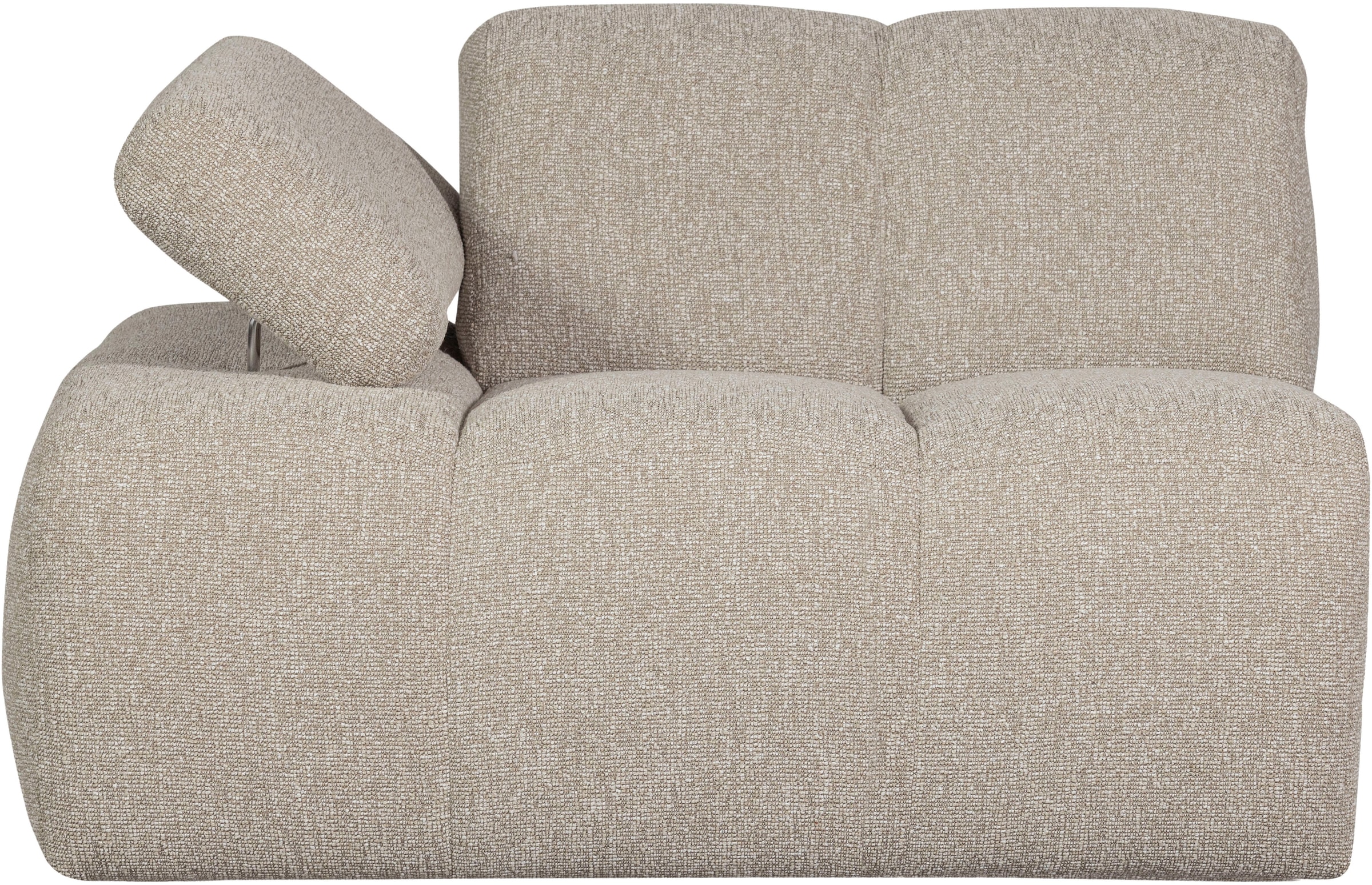 WOOOD Élément de canapé »Mojo Bouclé-Bezug mit verstellbarer Armlehne B 124 x D 97 x H 74 cm« Résistance maximale à l'usure, capacité de charge 120 kg, livré monté