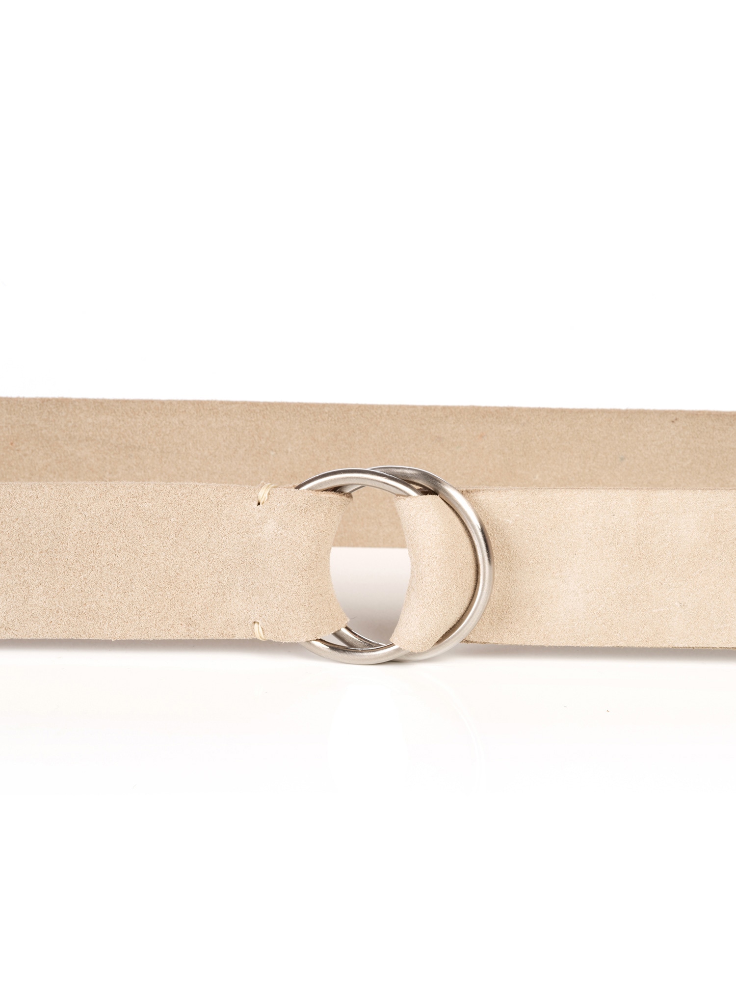 MONTI Ledergürtel »MILANO« Rauleder, modische Ringschliesse, One Size – 120 cm Länge