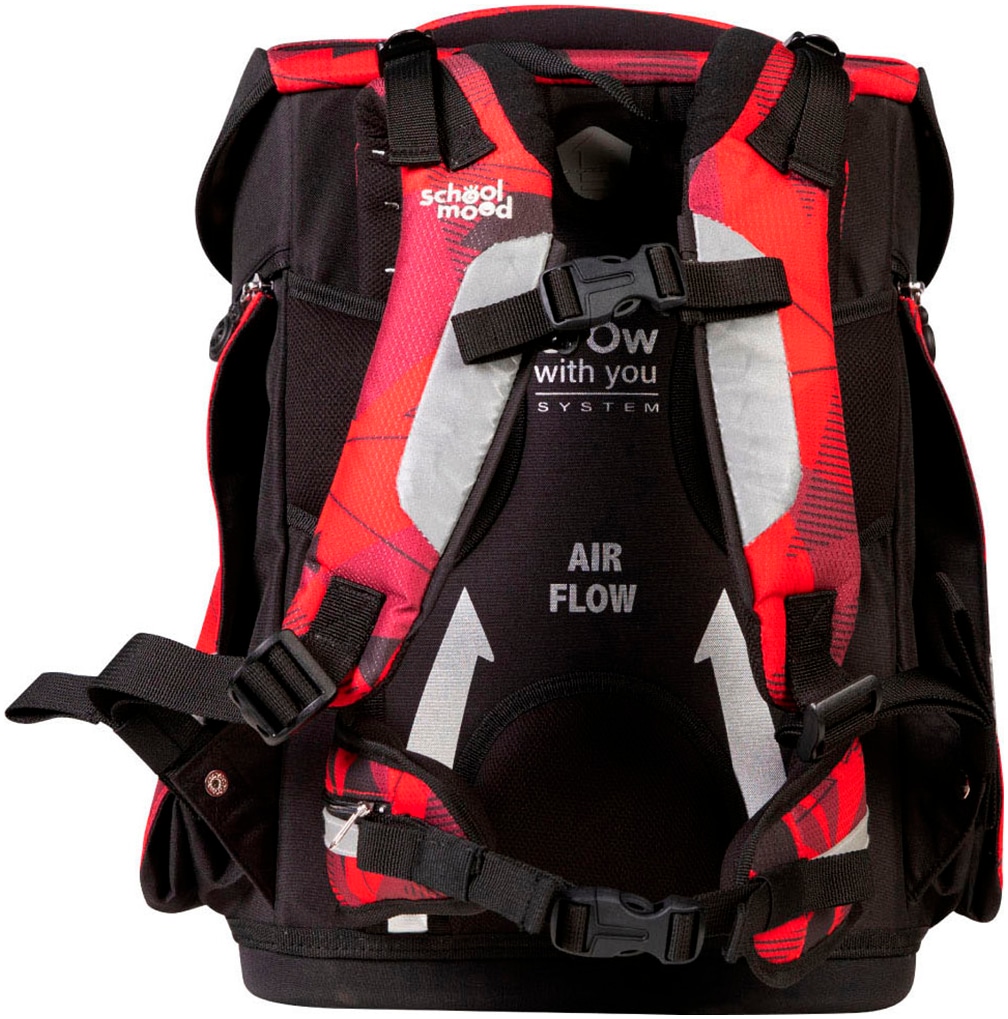 SCHOOL-MOOD® Schulranzen »Champion Maxx Pro« retroreflektierende Flächen
