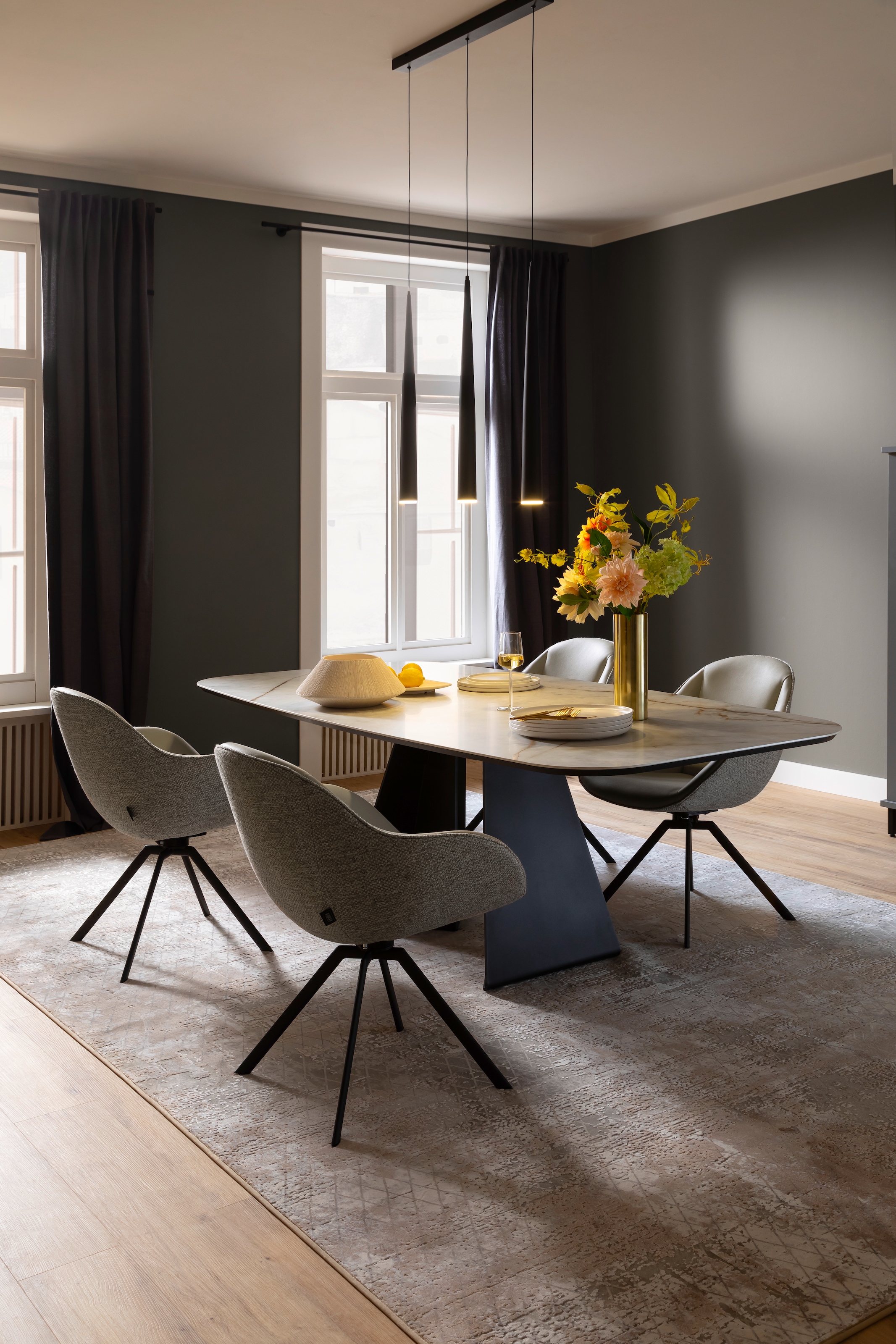 SCHÖNER WOHNEN-Kollektion Tapis »Vision 211« Rectangulaire 7 mm Höhe Viskoseteppich mit Glanz, Wohnzimmer