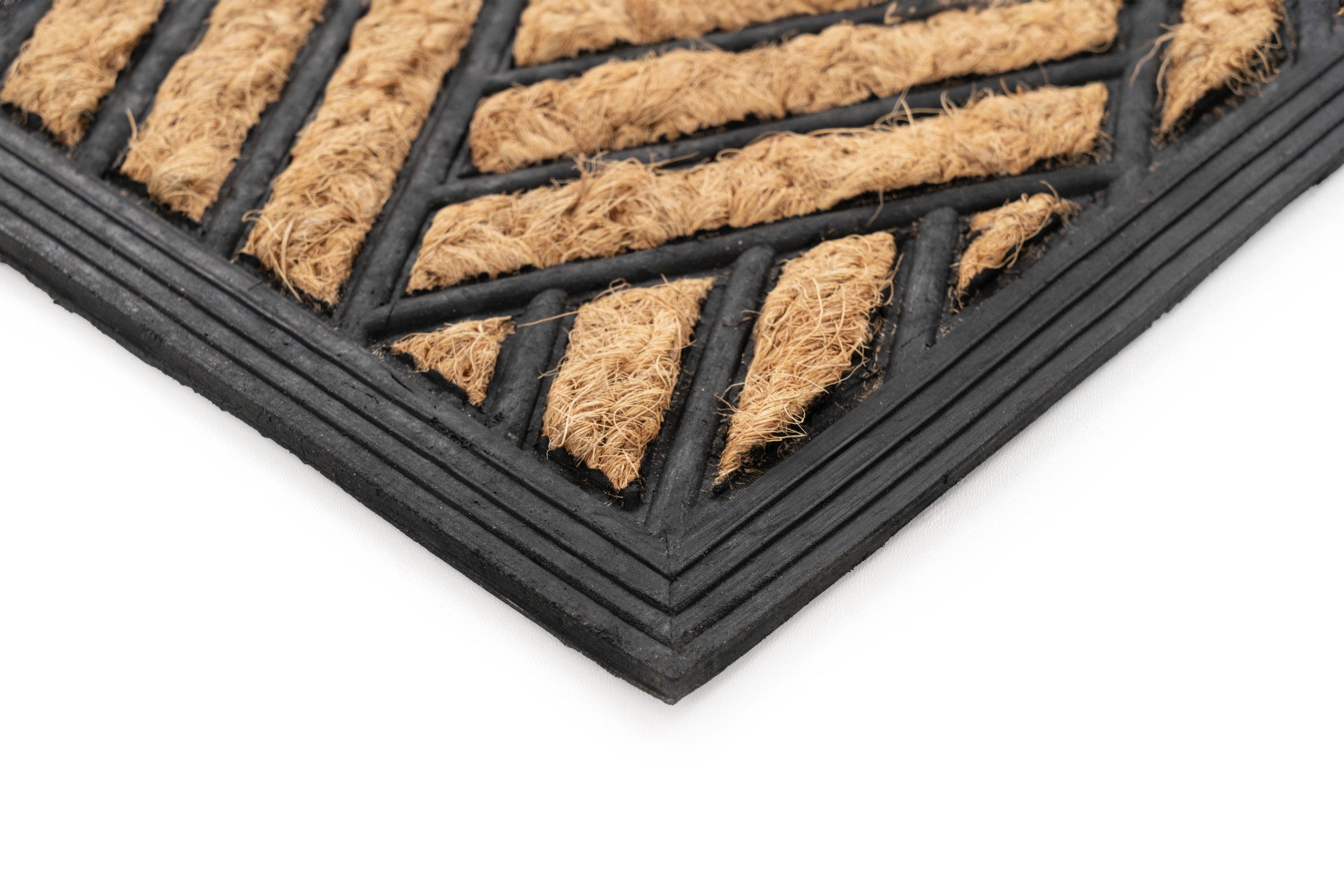 Kayoom Fussmatte »Entry 425« rechteckig 11 mm Höhe Türmatte, Kokos Gummi, Eingang